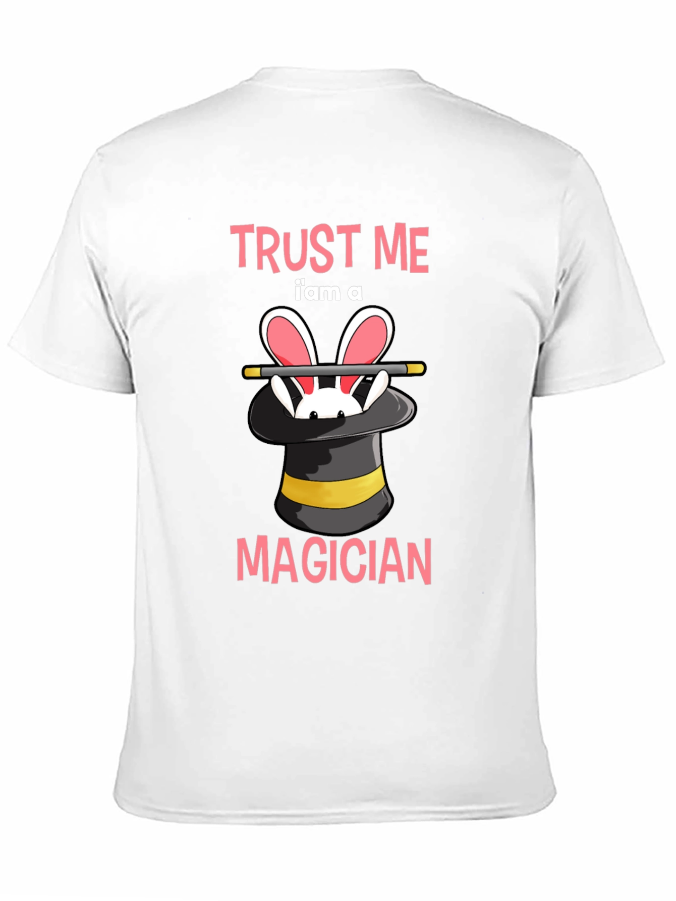 Black Trust Me I'm A Magician T-Shirt view 11
