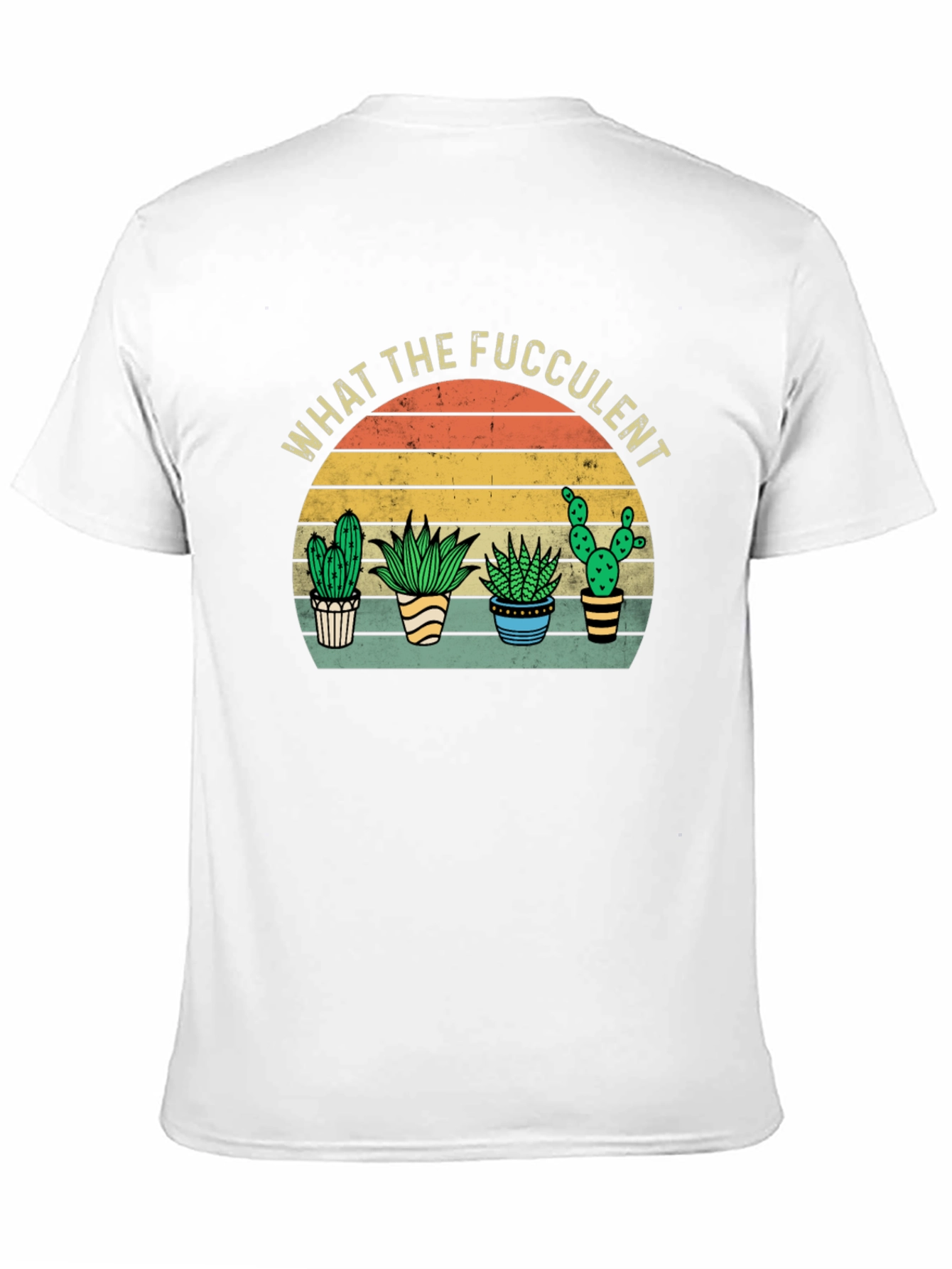 Black What the Fucculent T-Shirt view 11