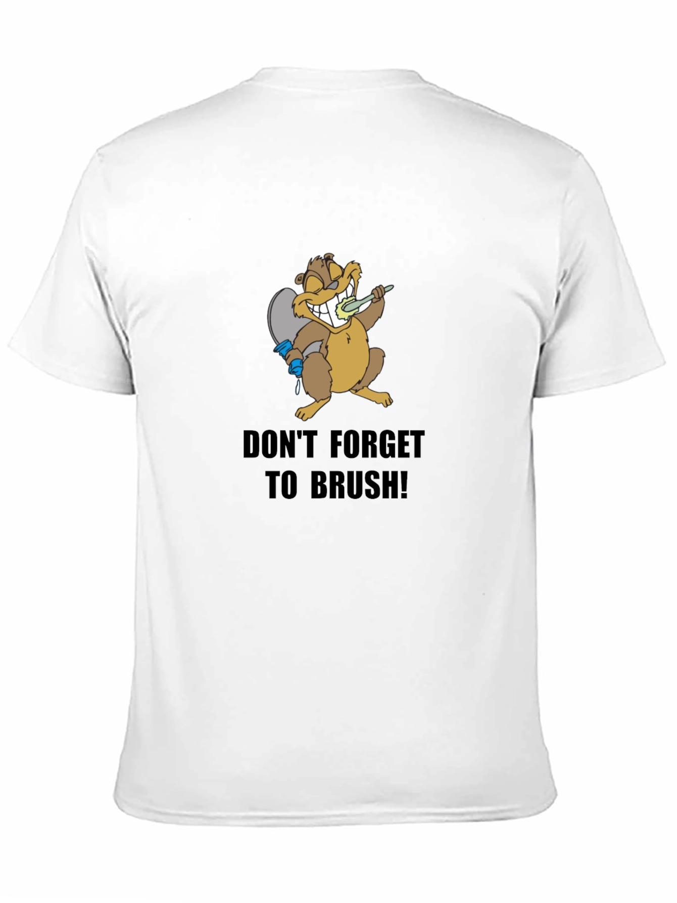 Black Brush Your Teeth T-Shirt view 11