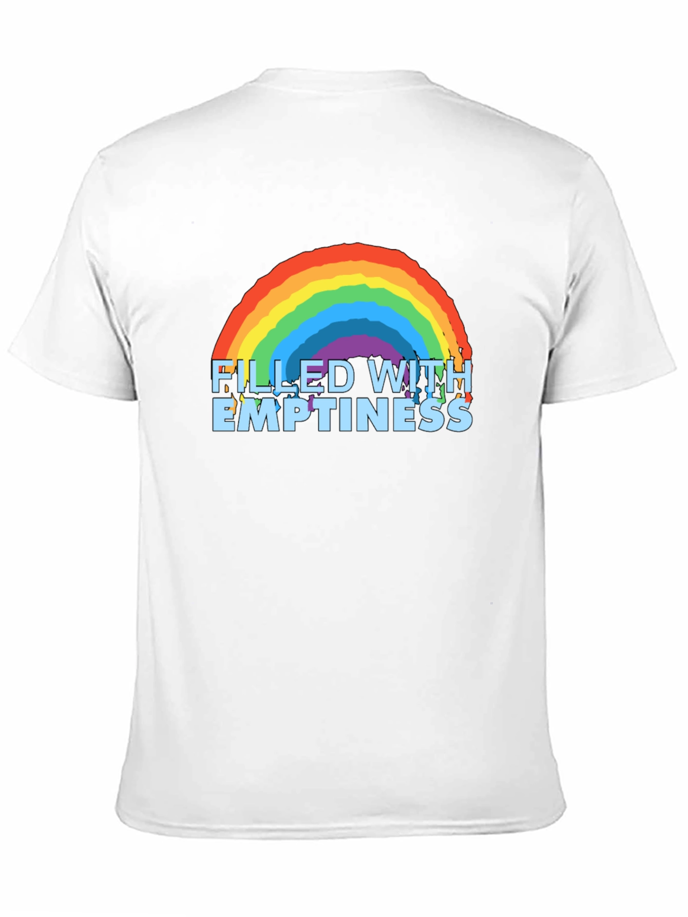 Black Filled With Emptiness Graphic Tee view 11