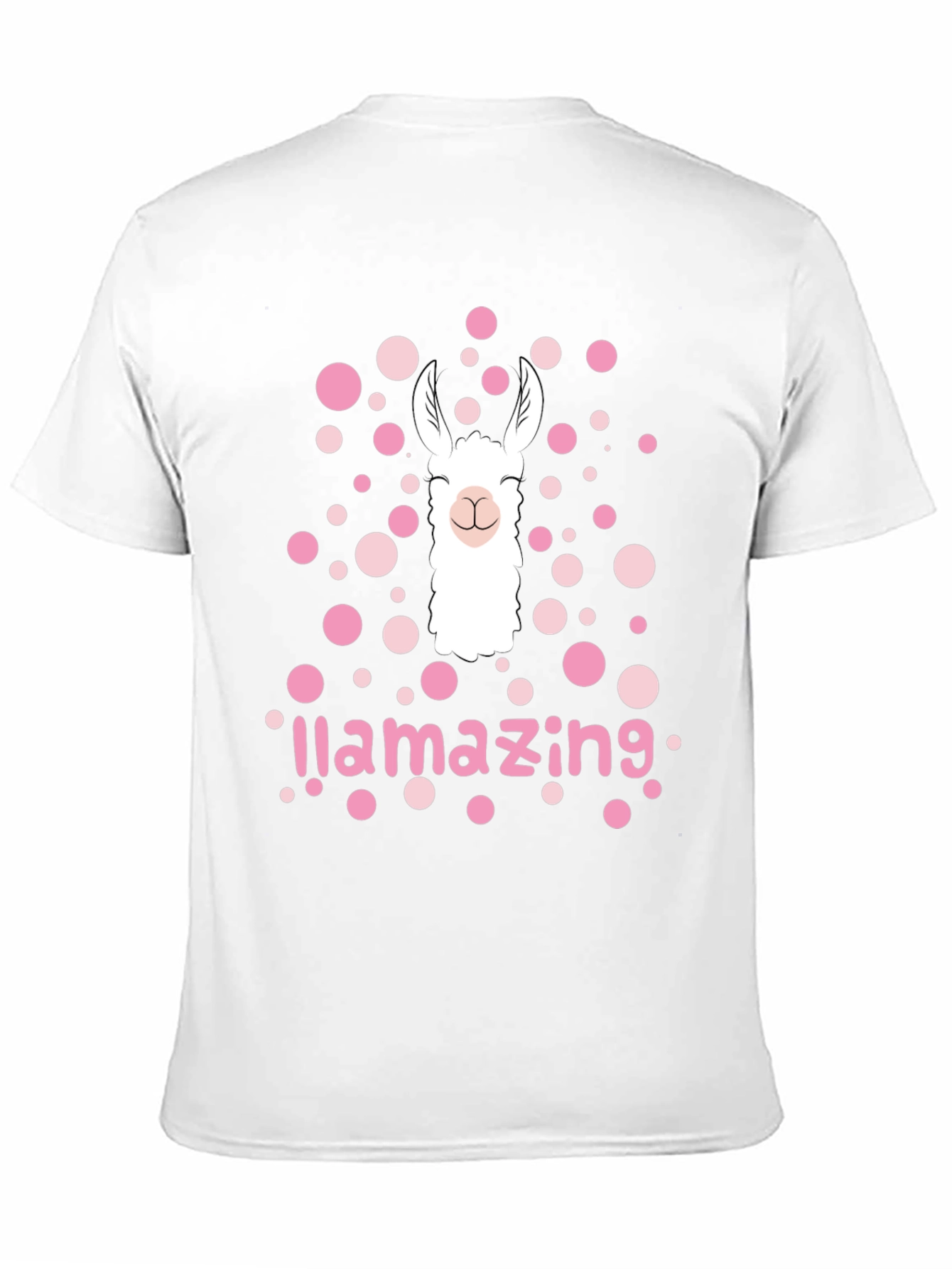 Black Llamazing Graphic Tee - Cute Llama T-Shirt view 11