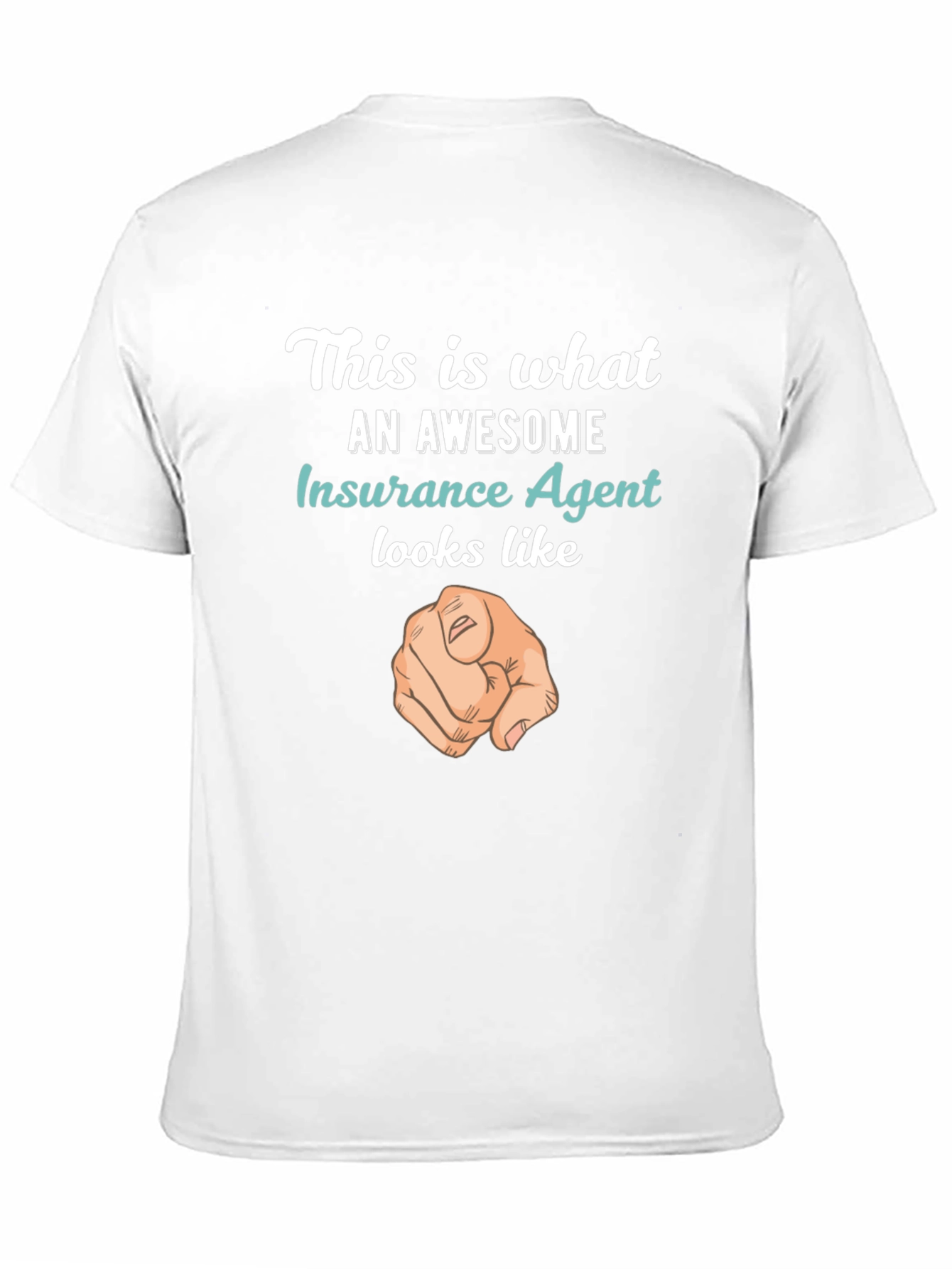 Black Awesome Insurance Agent T-Shirt, Novelty Tee view 11