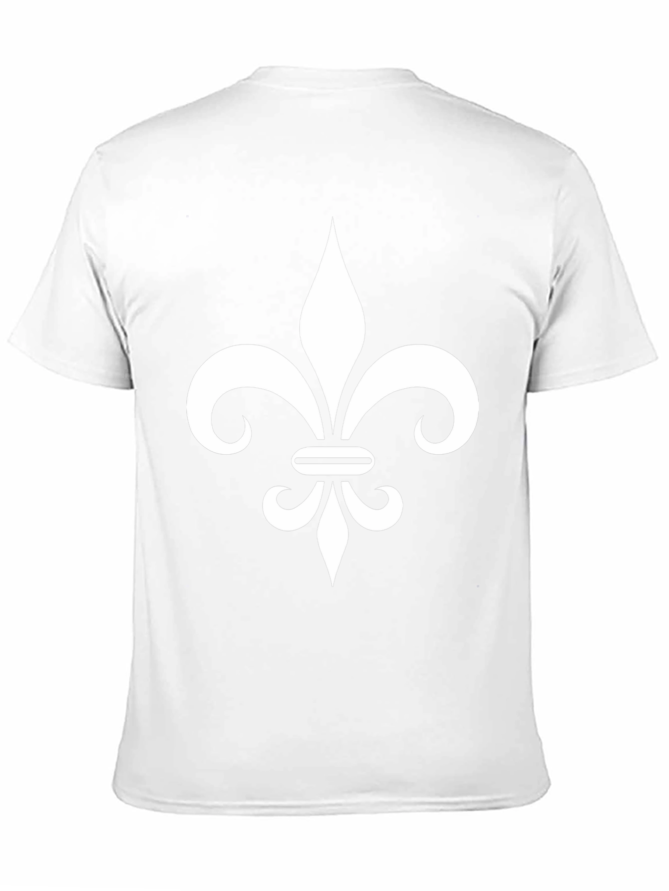 Black Fleur-de-lis Black T-Shirt view 11