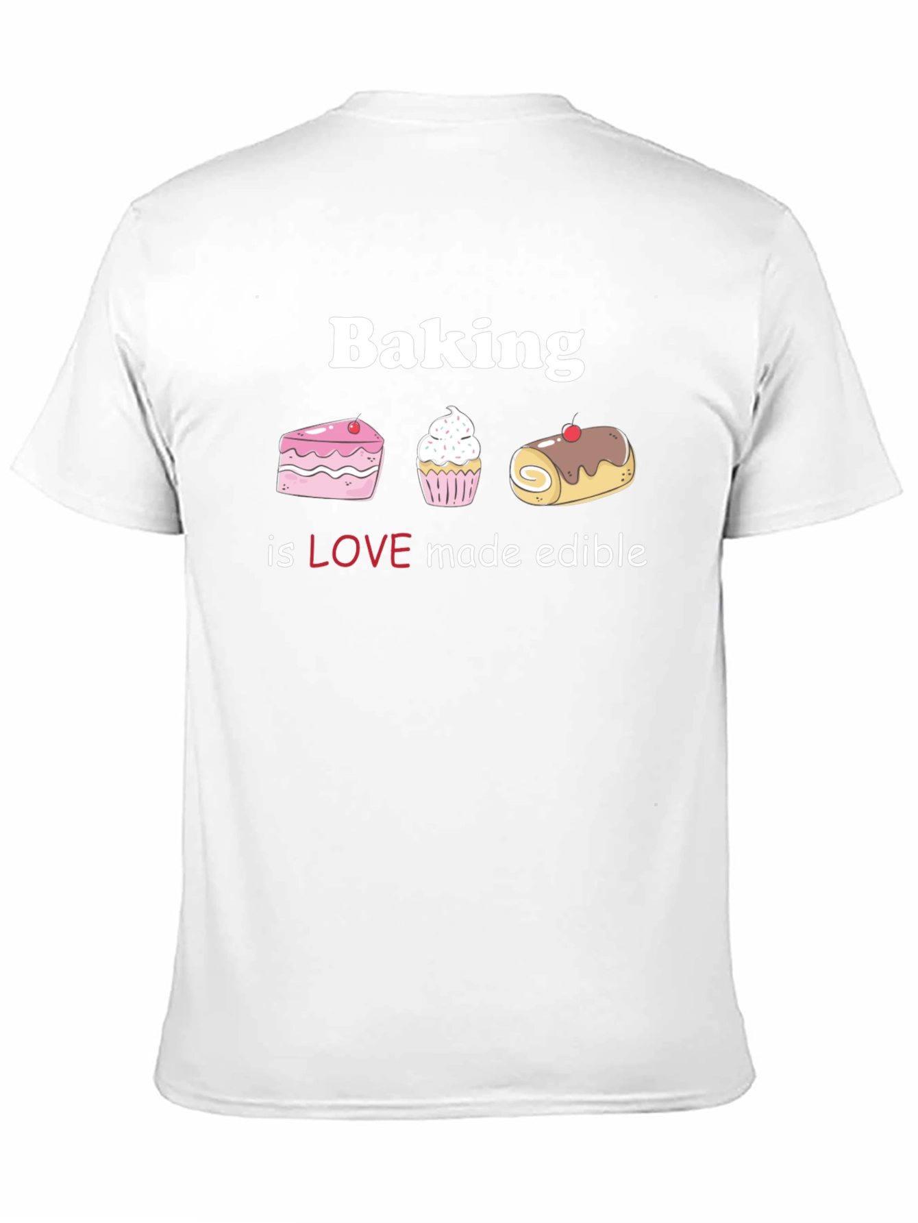 Black Baking is Love Made Edible T-Shirt view 11