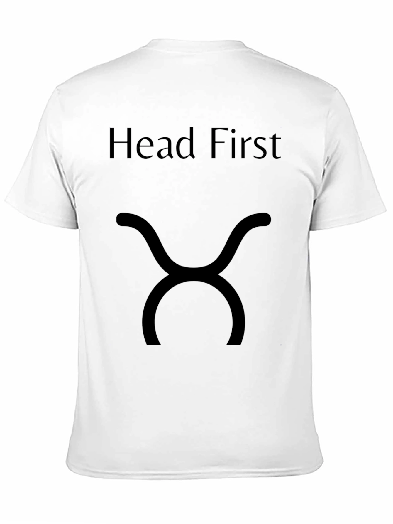 Black Head First Graphic Tee - Soft Cotton Blend view 11
