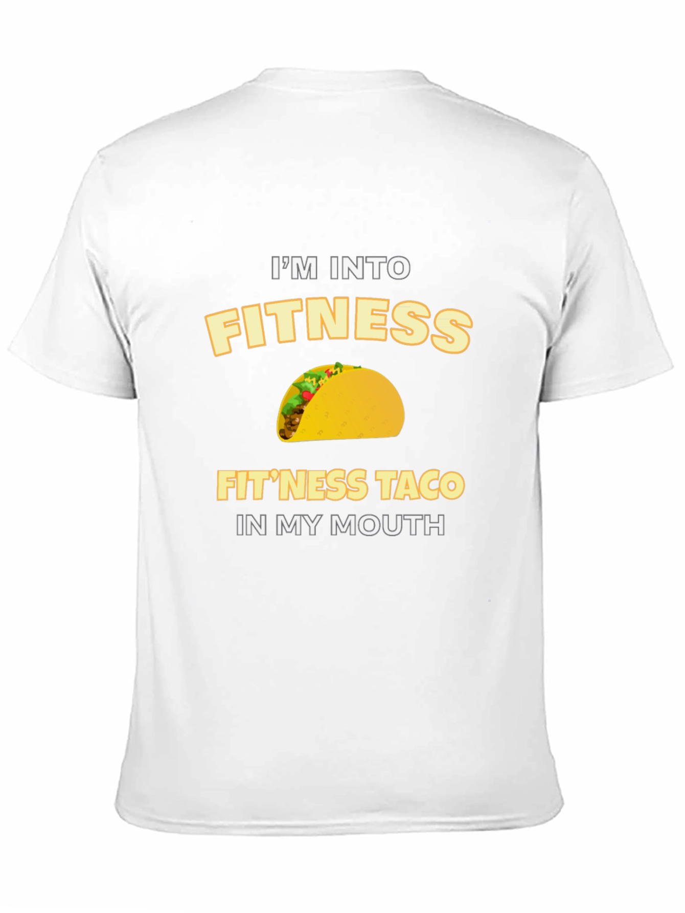 Black I'm Into Fit'ness Taco Graphic T-Shirt view 11