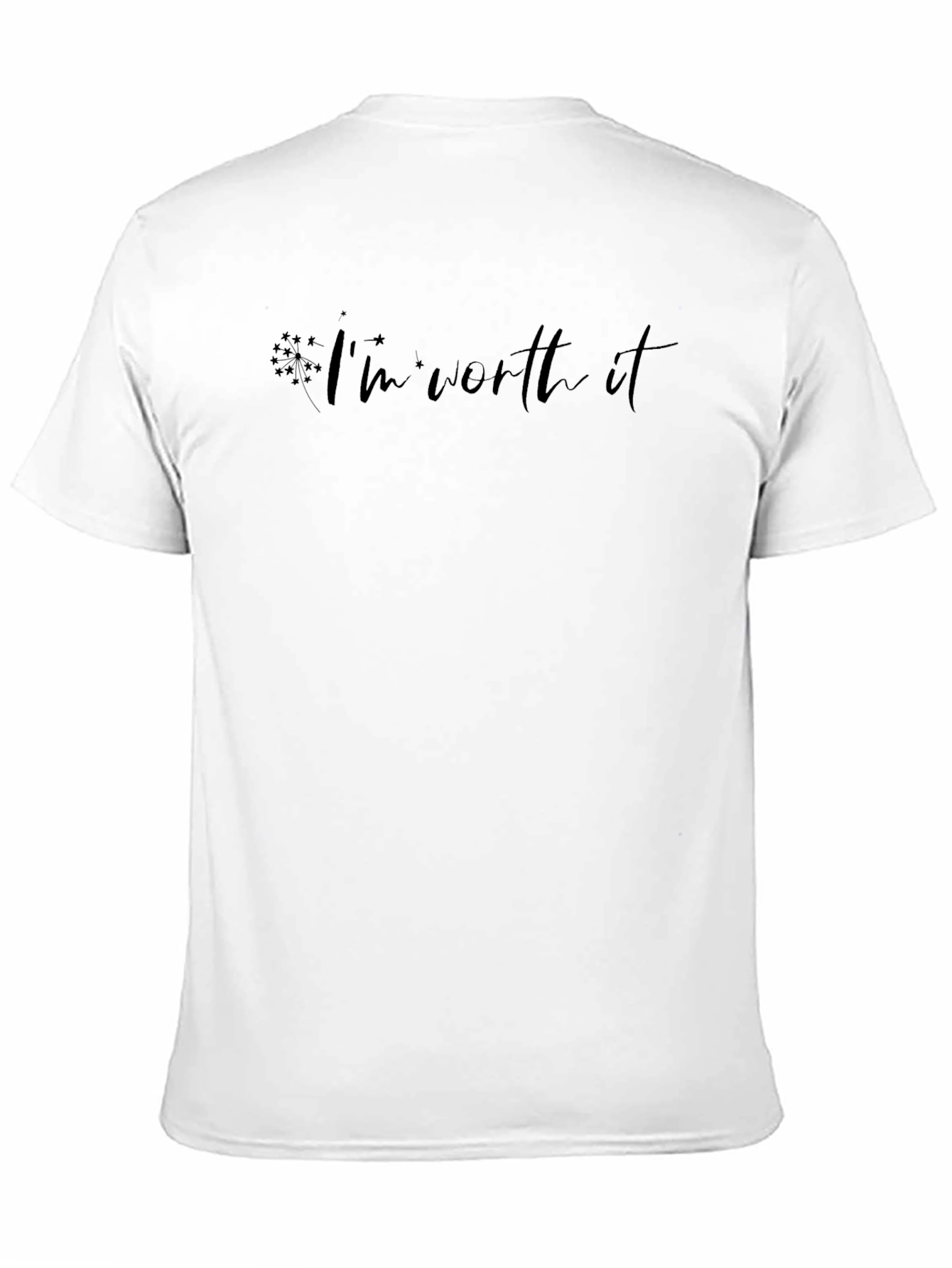 Black I'm Worth It Graphic Tee - Black view 11
