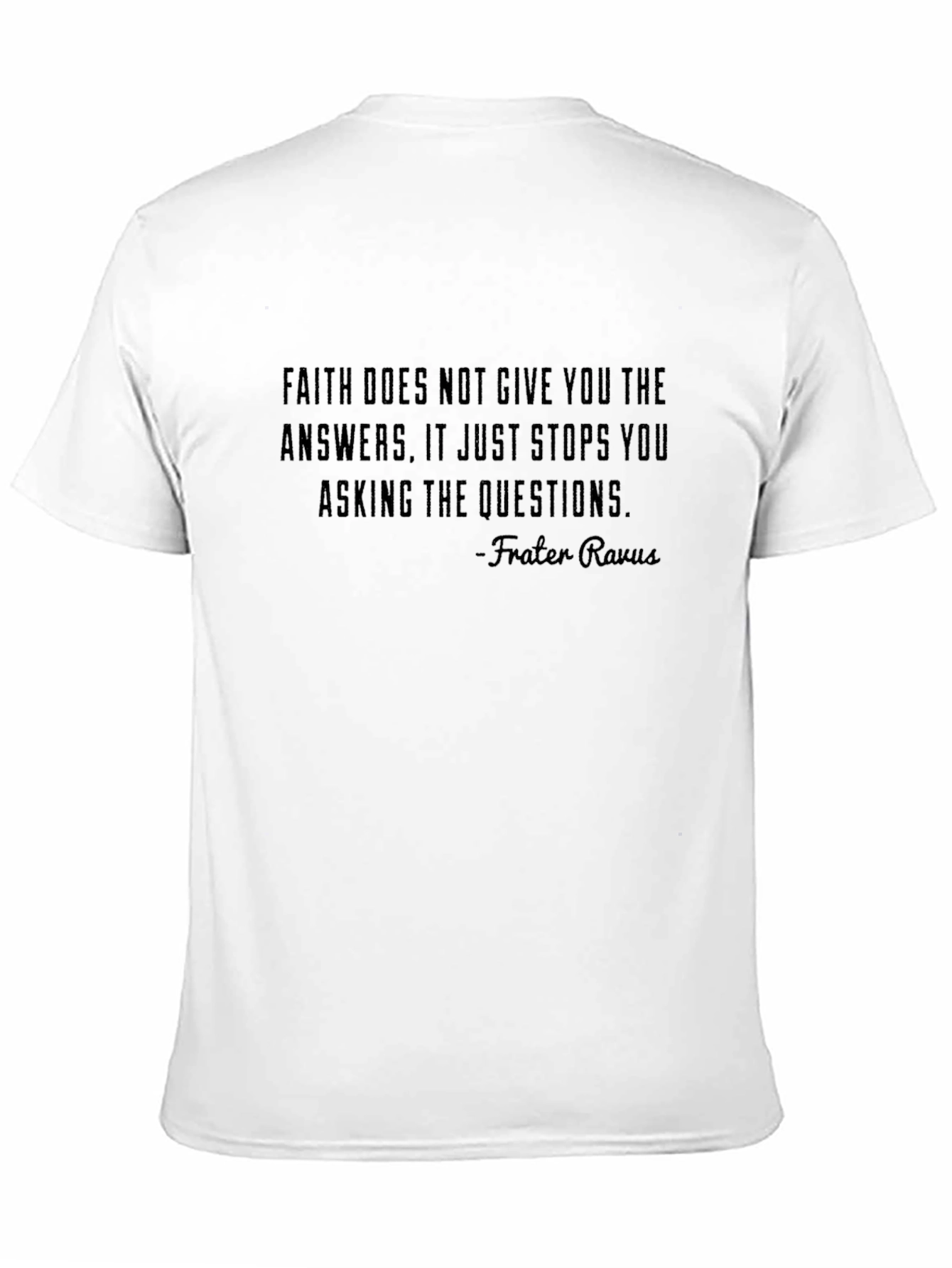 Faith Quote Tee - Mens Graphic T-Shirt - 11