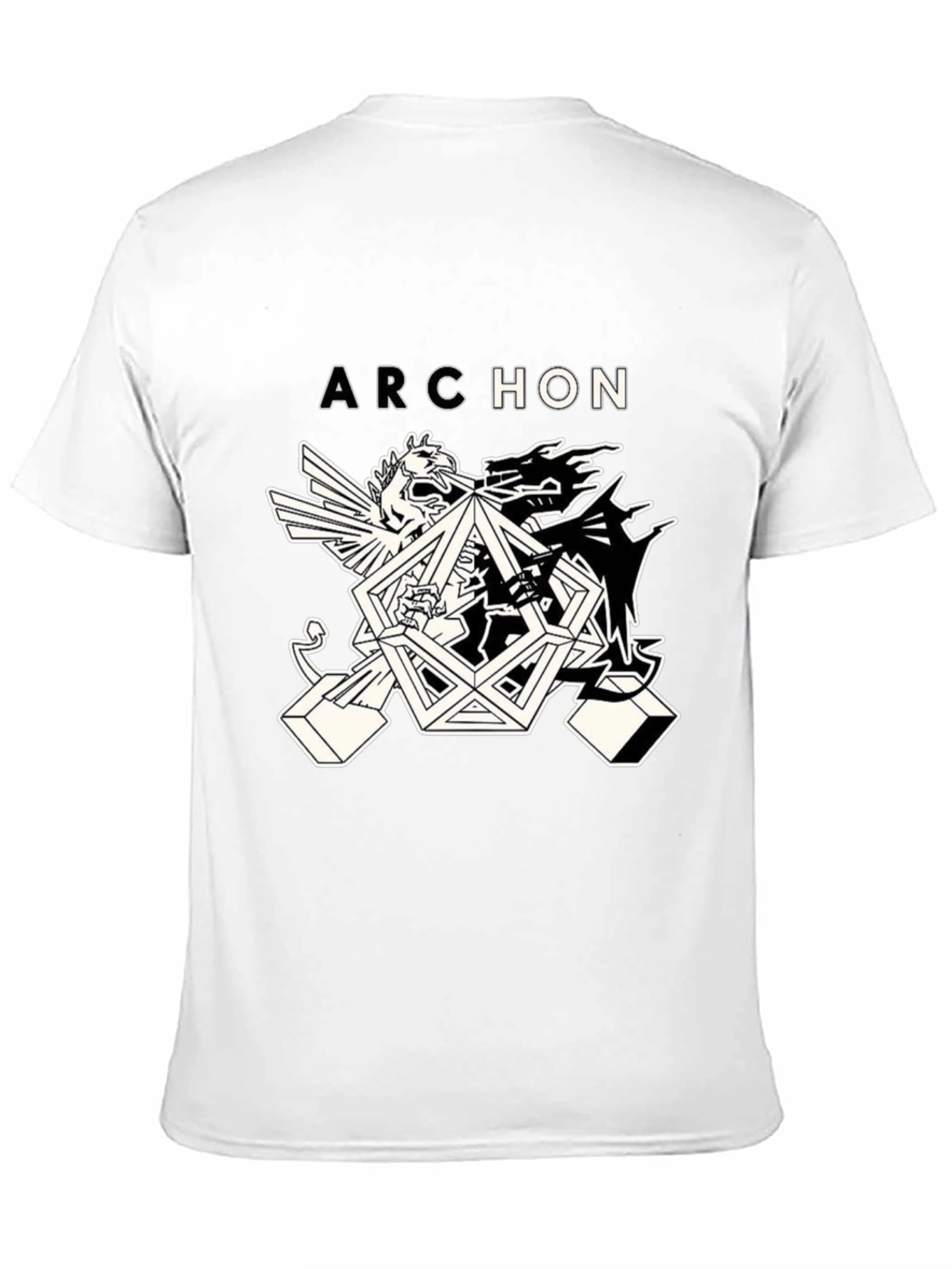 Black Archon Graphic Tee - Black Cotton Blend view 11