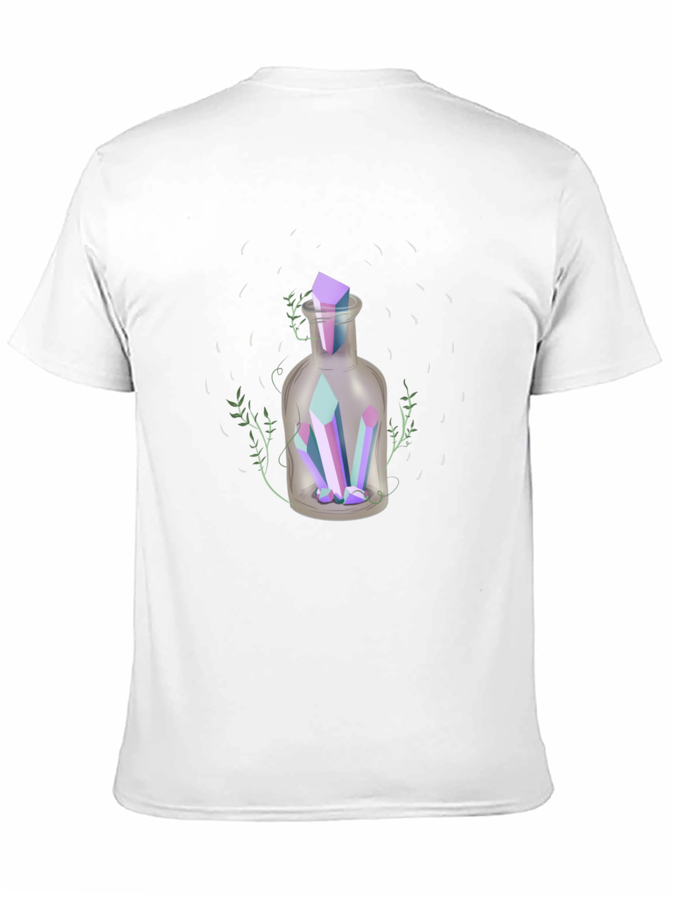 Black Mystic Crystal Bottle T-Shirt view 11