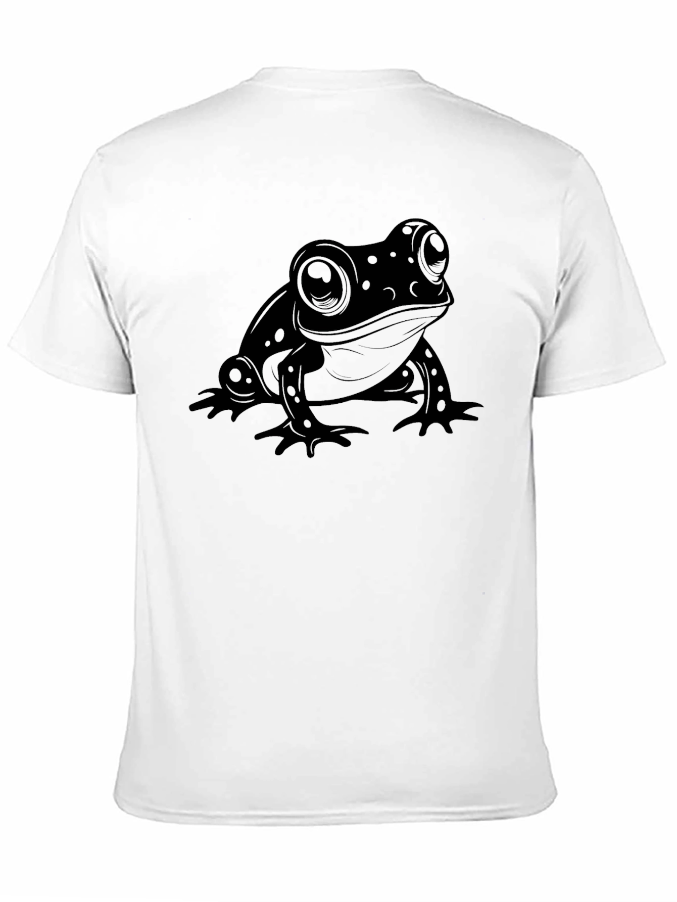 Black Frog Graphic Tee - Cool and Casual Black T-Shirt view 11