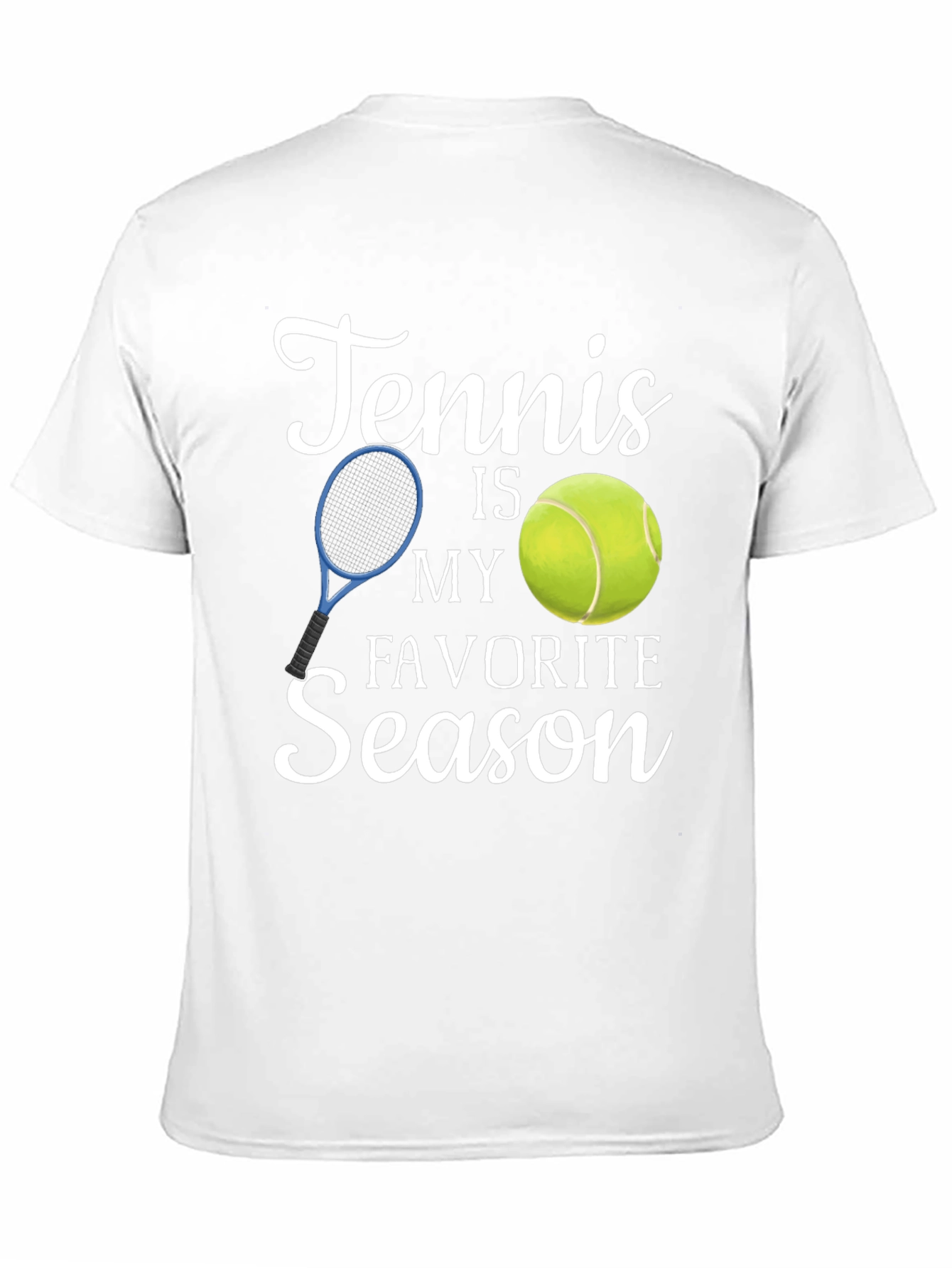 Black Tennis is My Favorite Season T-Shirt view 11