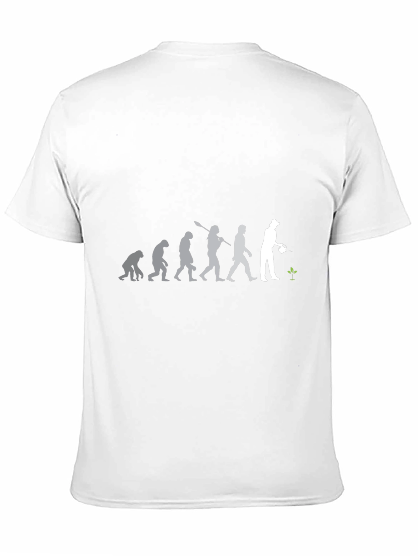 Black Evolution of Gardener T-Shirt - Black, Cotton Blend view 11