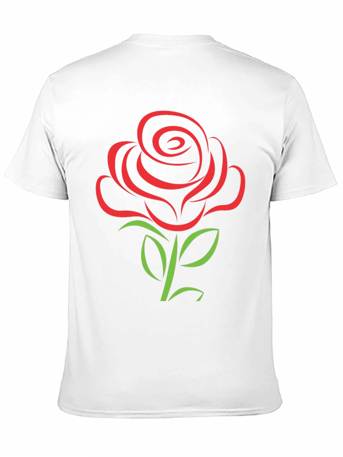 Black Rose Graphic Tee - Black Short Sleeve T-Shirt view 11