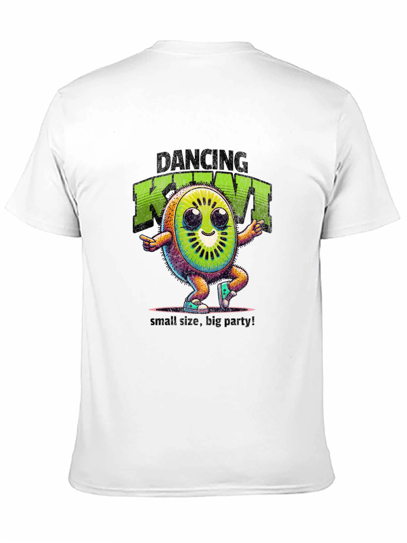 Black Dancing Kiwi Graphic Tee - Small Size, Big Party! view 11