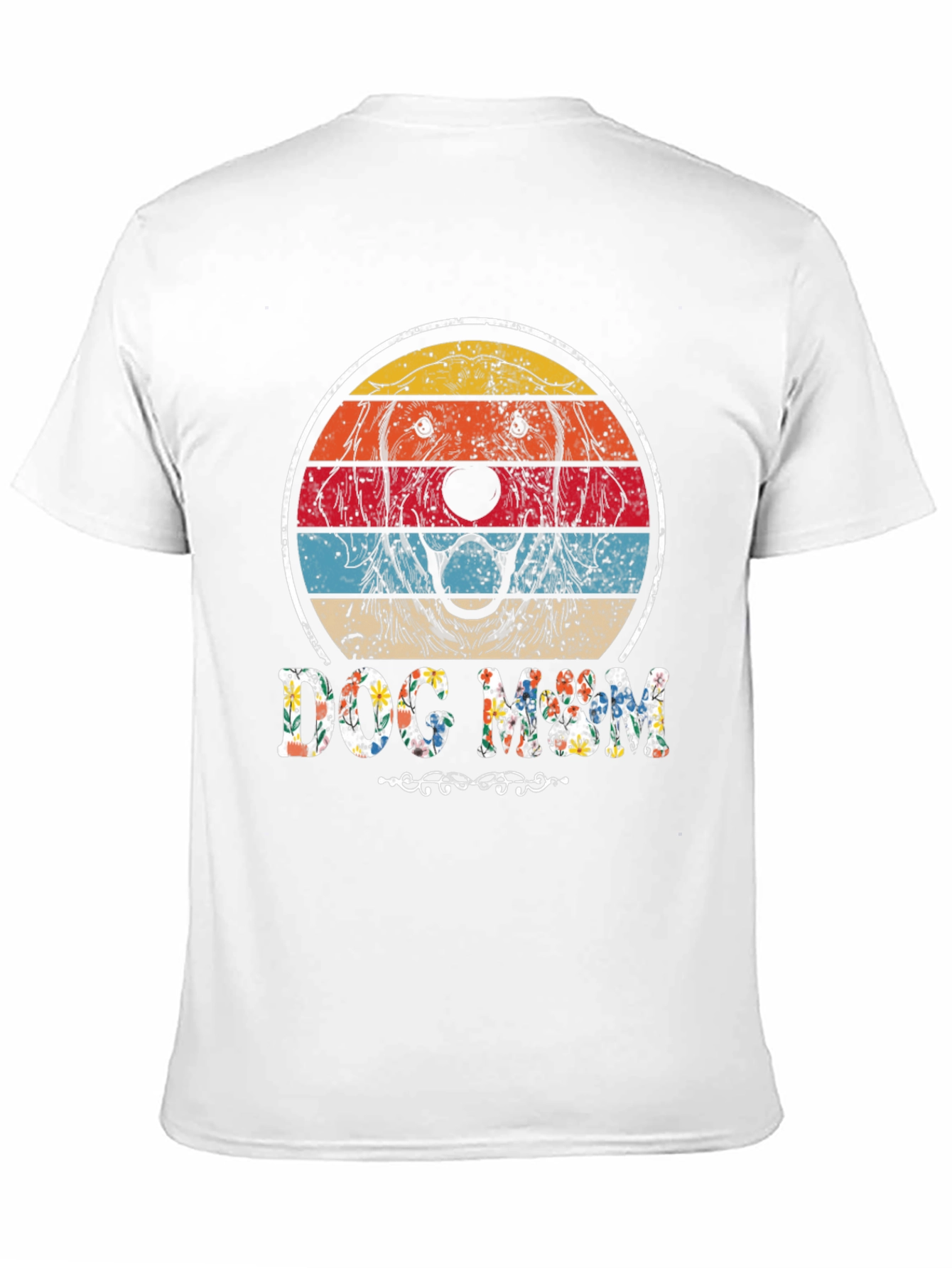 Black Dog Mom Retro Graphic Tee view 11