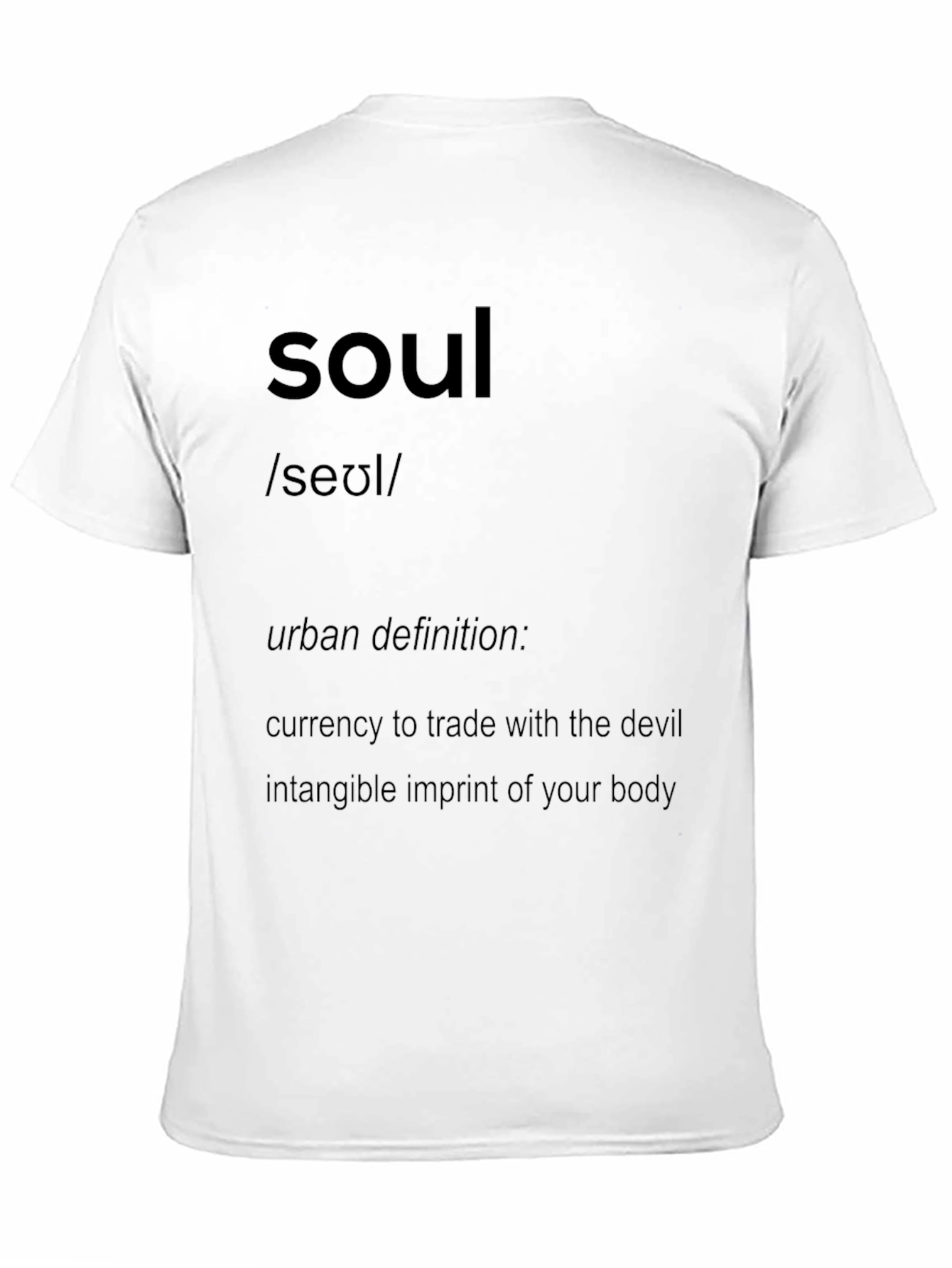 Black Urban Definition Soul T-Shirt view 11