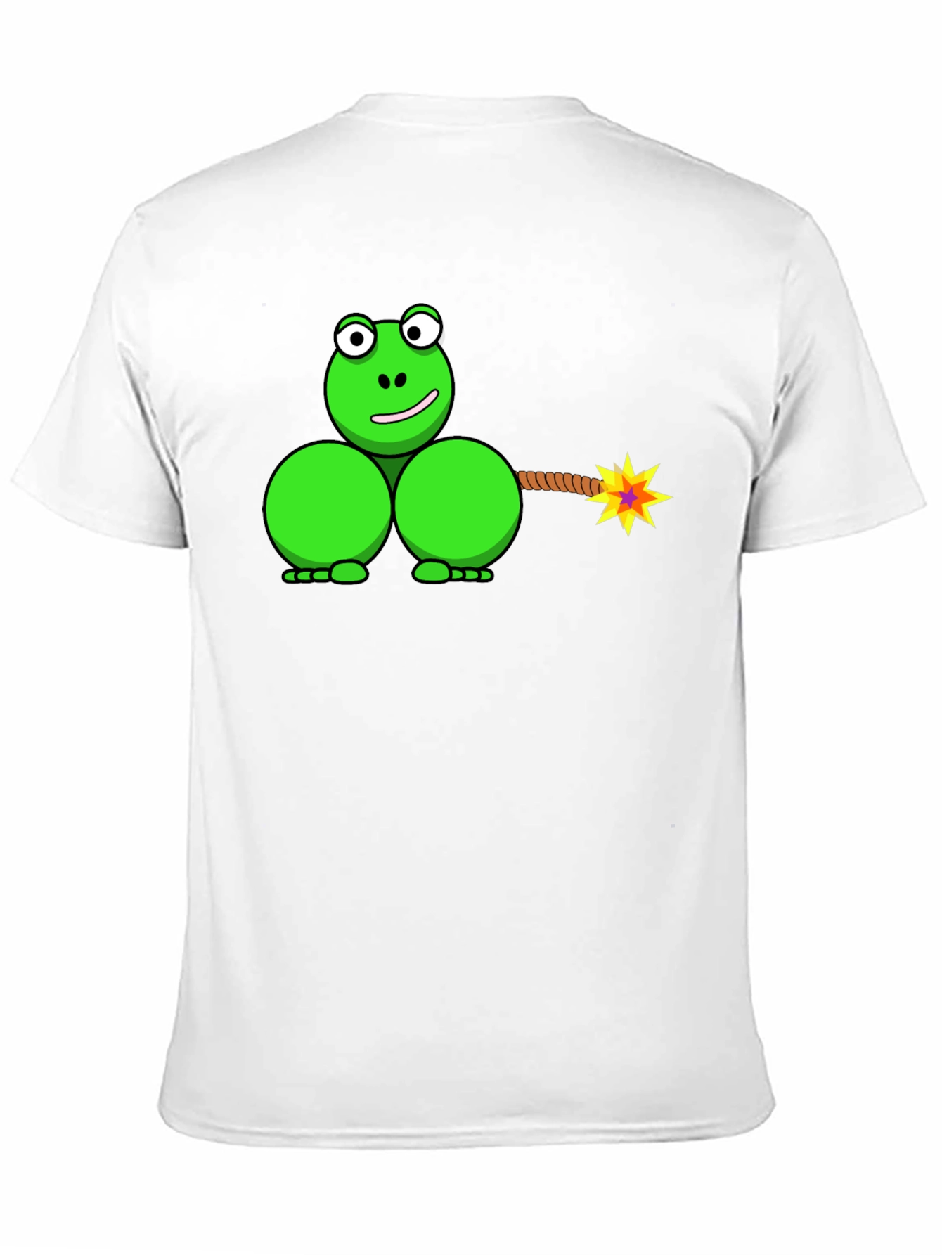 Black Funny Frog Bomb T-Shirt - Explosive Humor! view 11