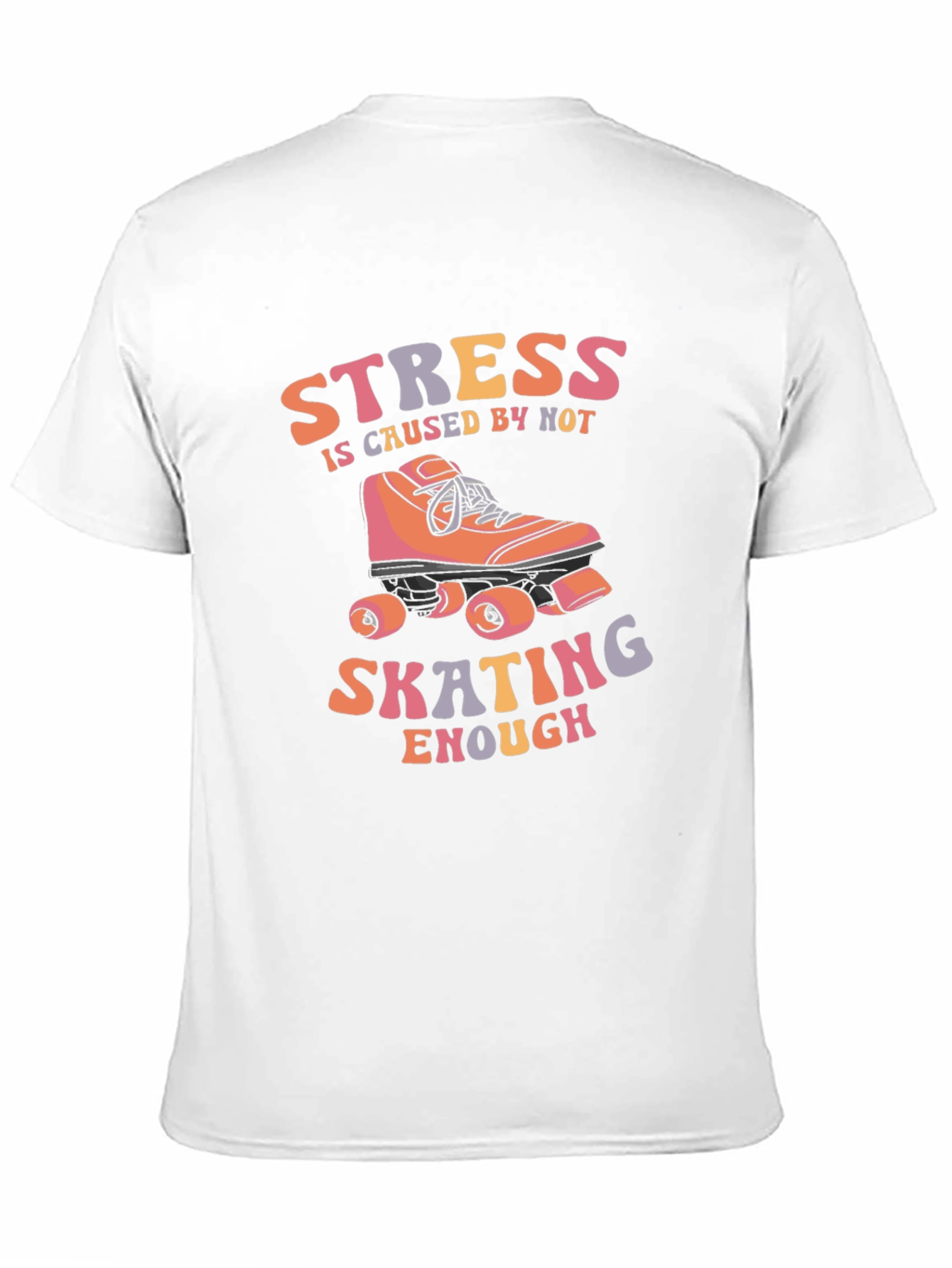 Black Stress Caused by Not Skating Enough T-Shirt view 11