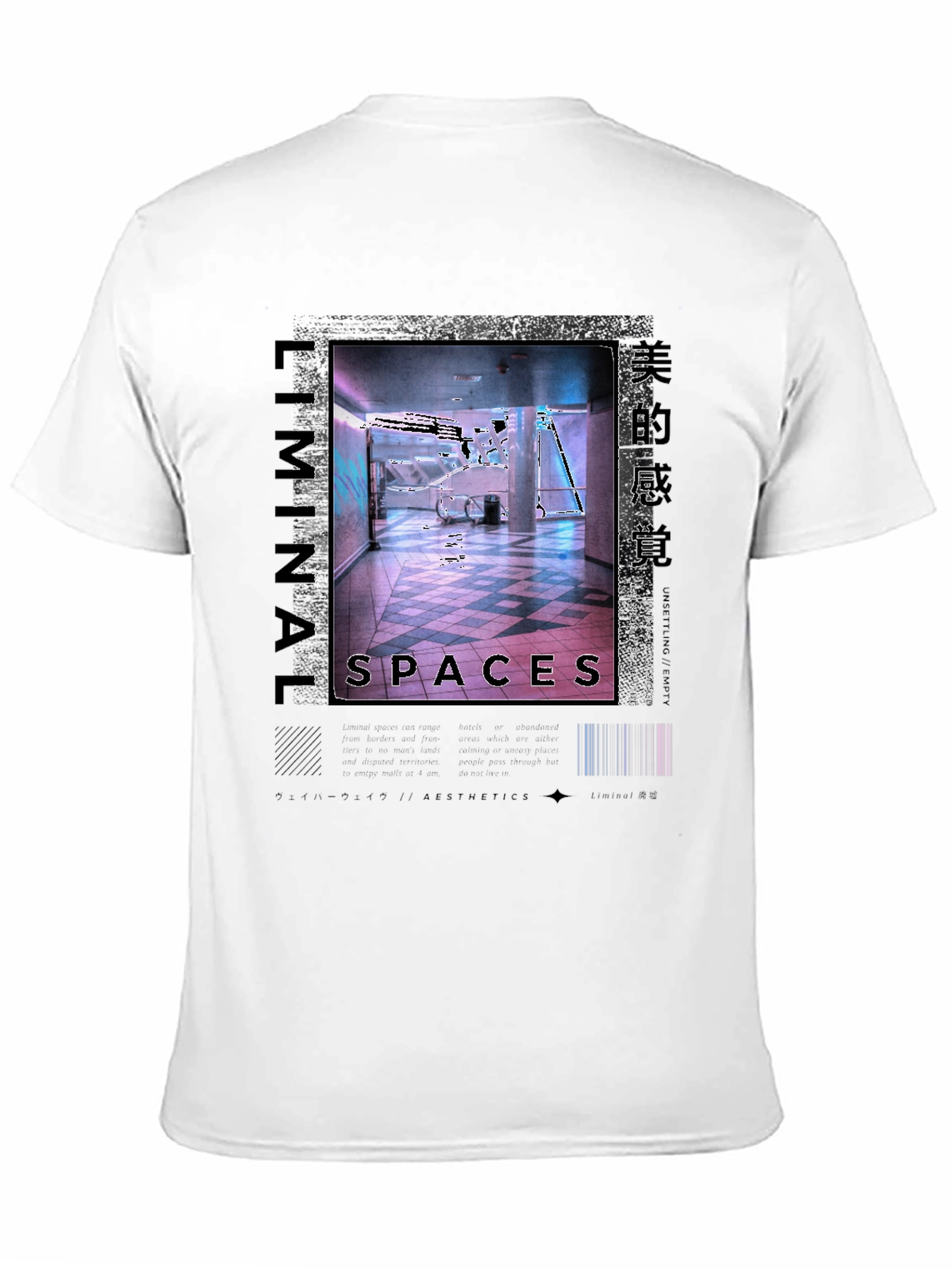 Black Liminal Spaces Graphic Tee - Black Urban Style view 11