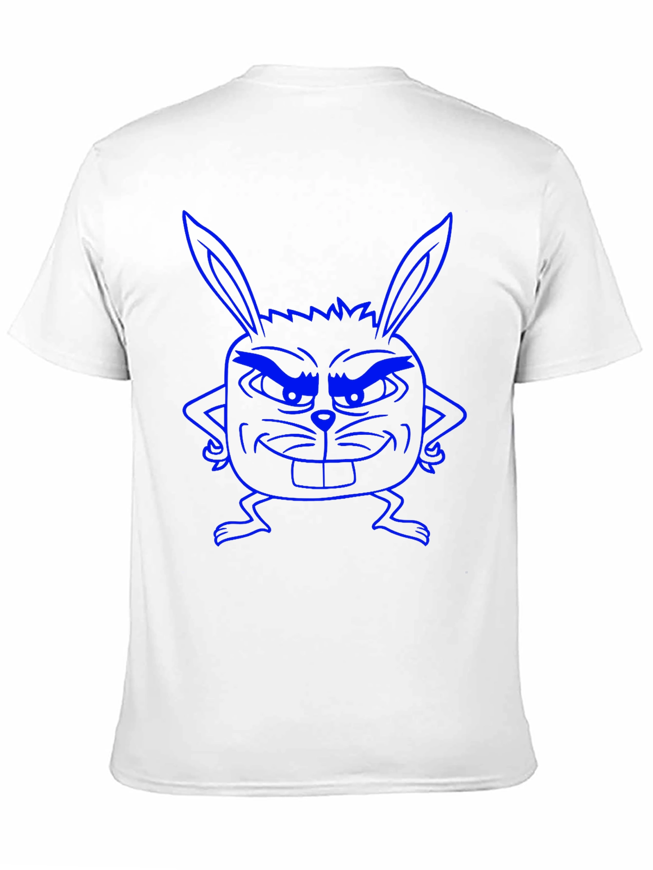 Black Funny Bunny Graphic Tee - Black view 11