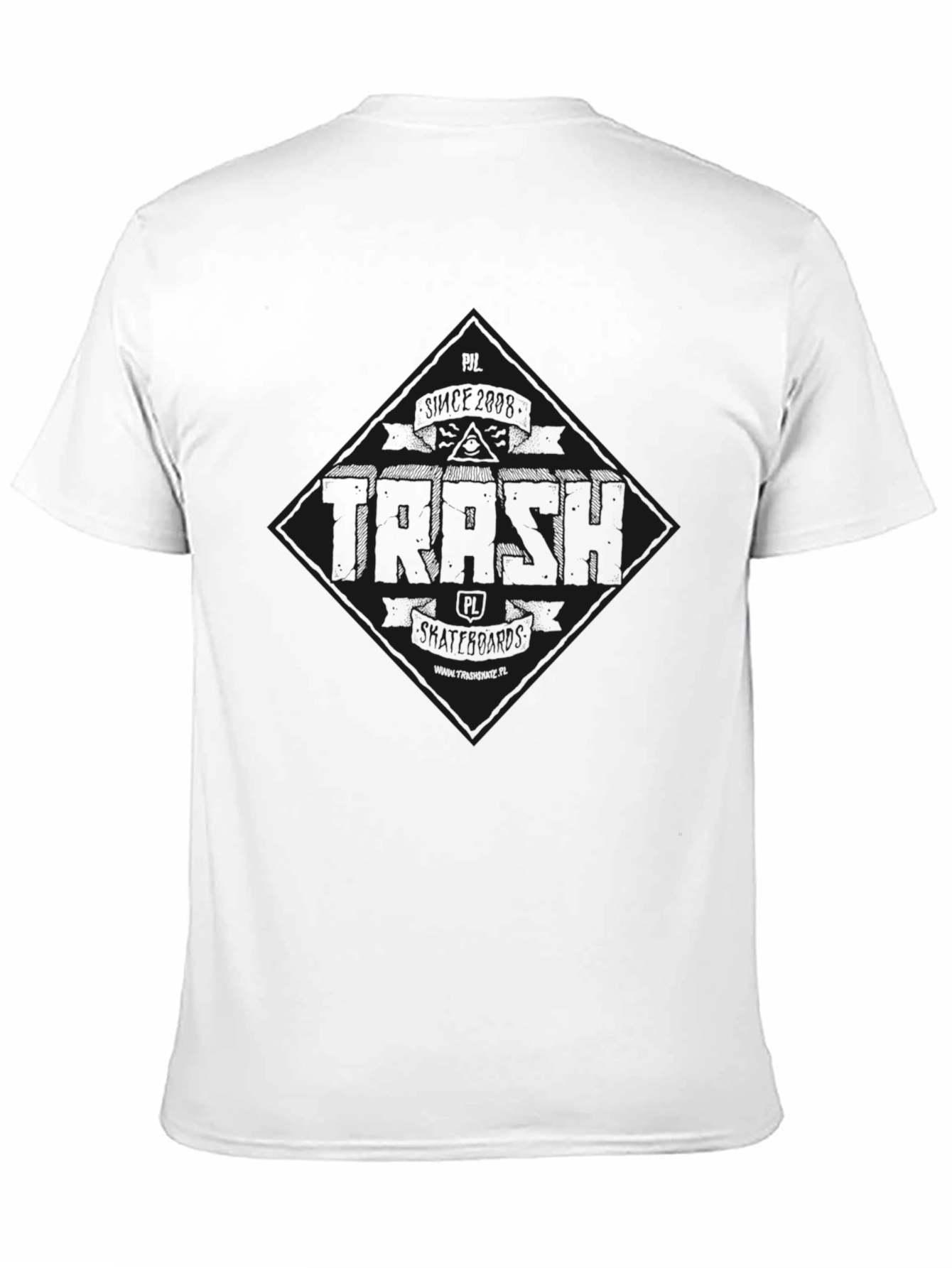 Black Solid Black Casual T-Shirt for Men view 11