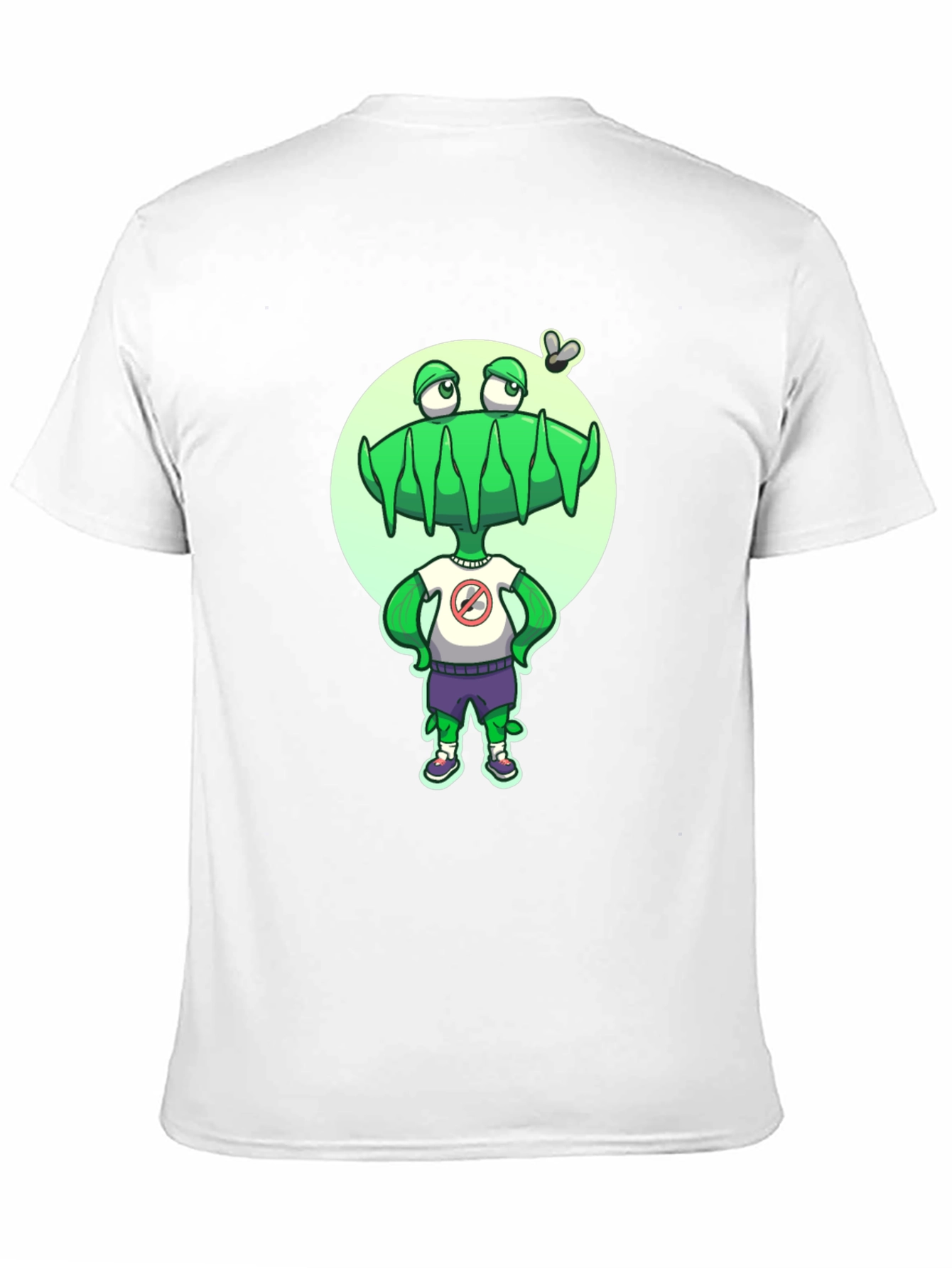 Black Alien Graphic Tee - Funny Cartoon Insect Lover T-Shirt view 11