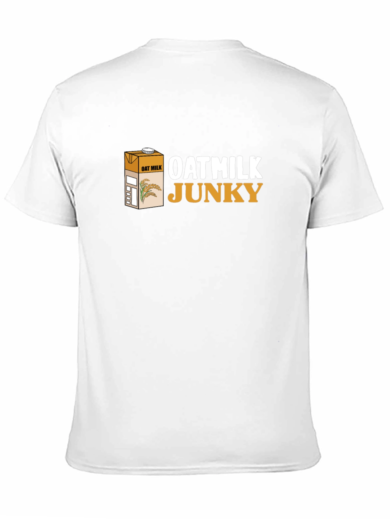 Oatmilk Junky Graphic T-Shirt - Novelty Vegan Tee - 11