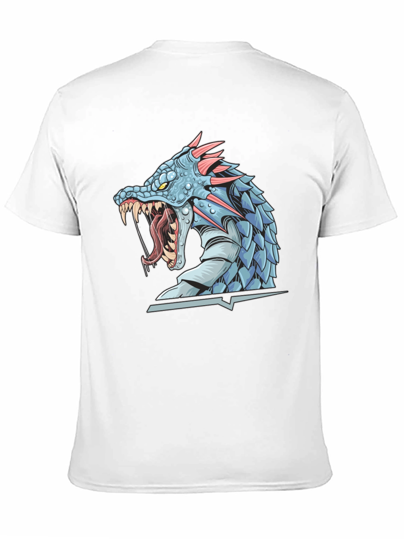 Black Dragon Graphic Tee - Black Cotton Shirt view 11