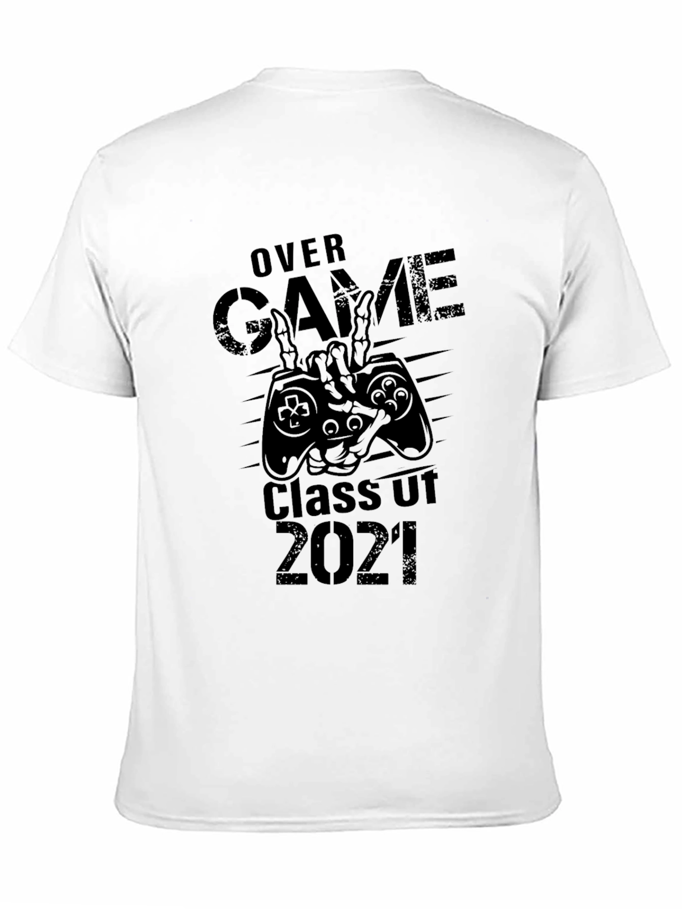 Black Gamer Graduation T-Shirt - Class of 2021 view 11