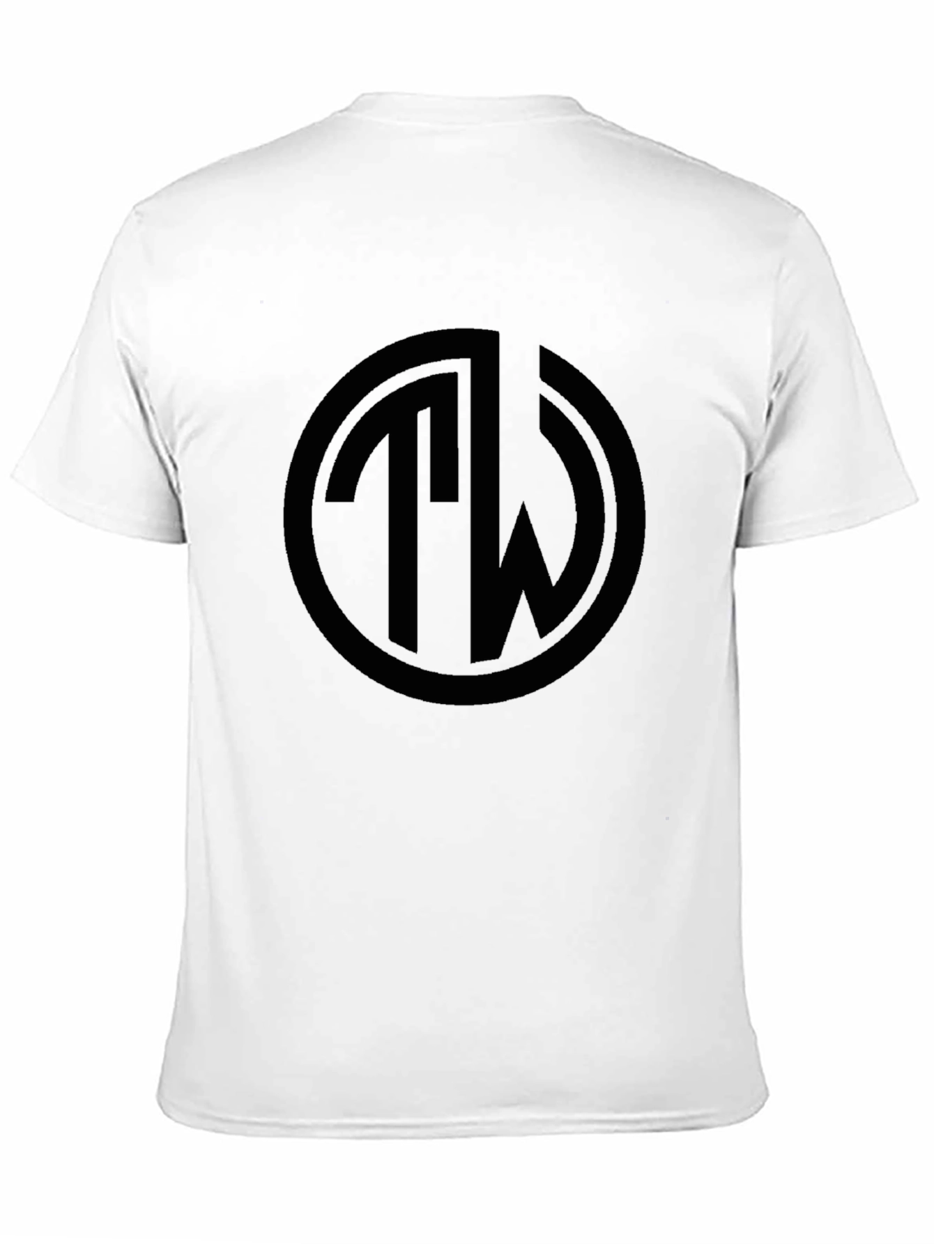 Black Black TW Logo T-Shirt - Stylish Casual Wear view 11