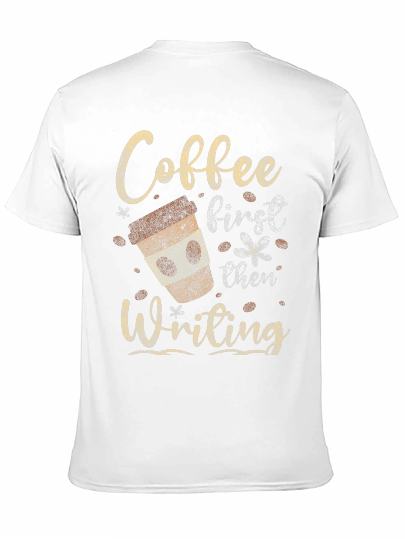 Black Coffee First Then Writing Graphic Tee view 11