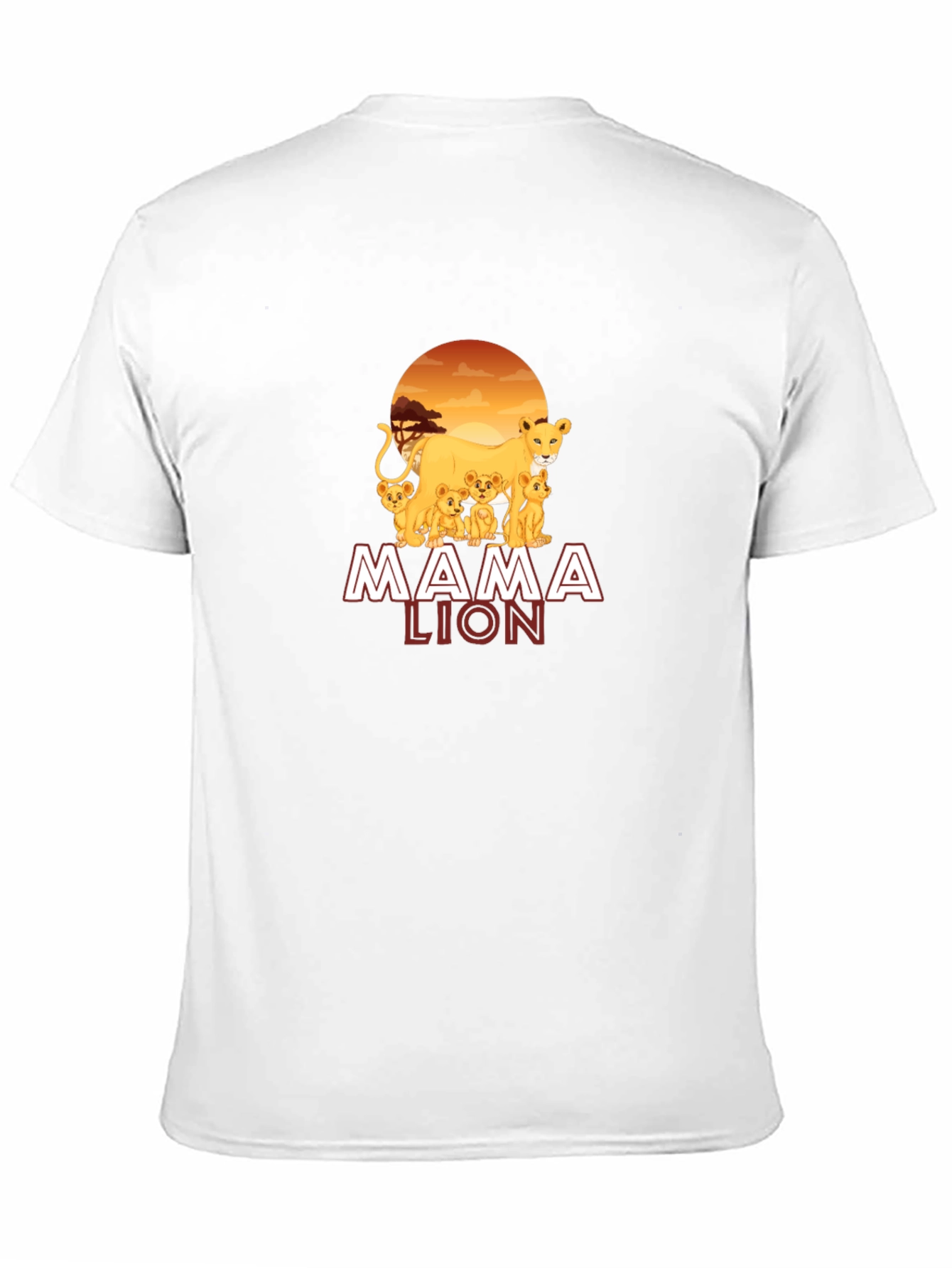 Black Mama Lion Graphic T-Shirt view 11