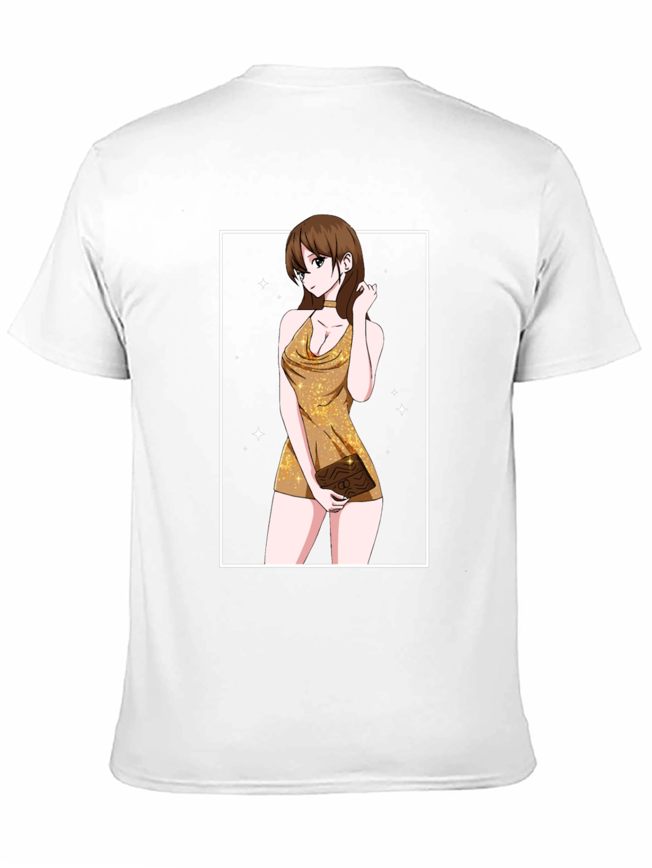 Black Anime Girl T-Shirt - Trendy Graphic Tee view 11