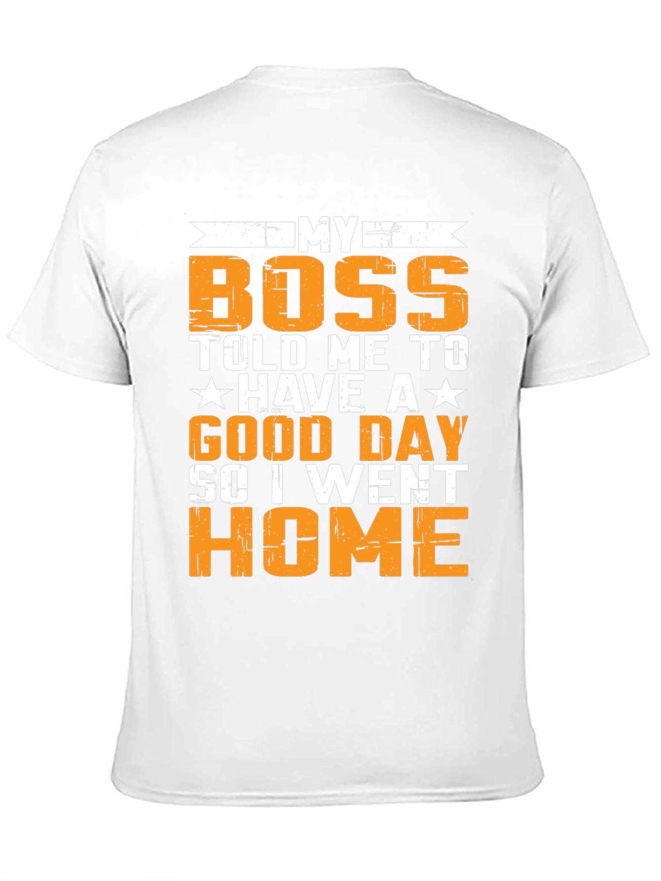 Black Funny "My Boss" Graphic T-Shirt view 11