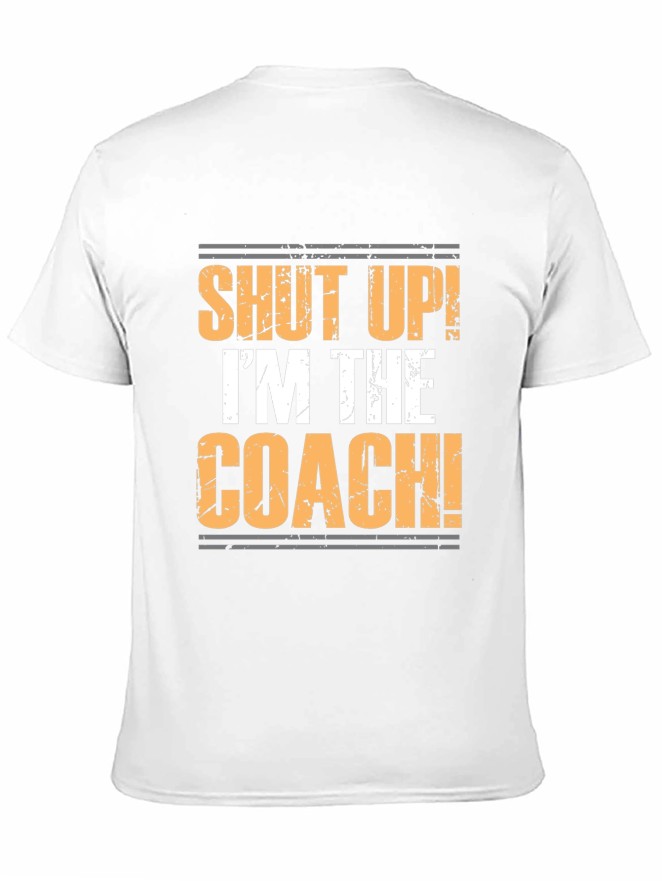 Black Shut Up! I'm the Coach! Graphic Tee view 11