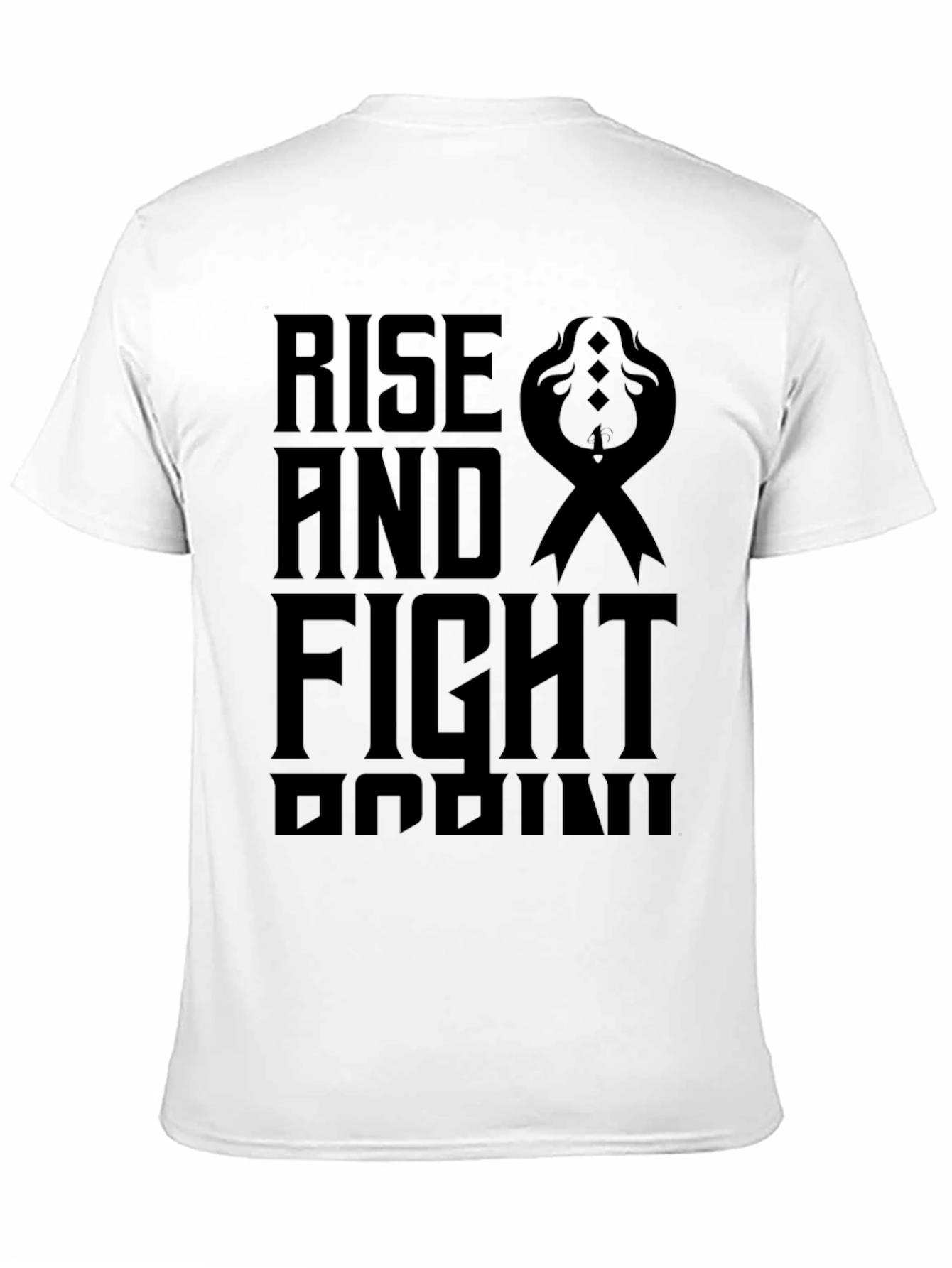Black Rise And Fight T-Shirt view 11