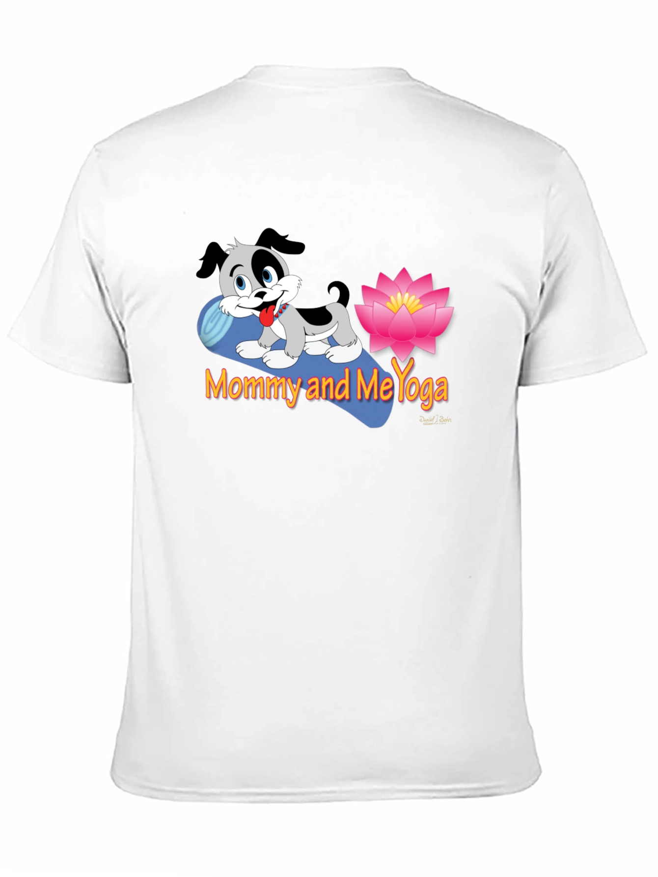 Black Mommy and Me Yoga Black T-Shirt view 11