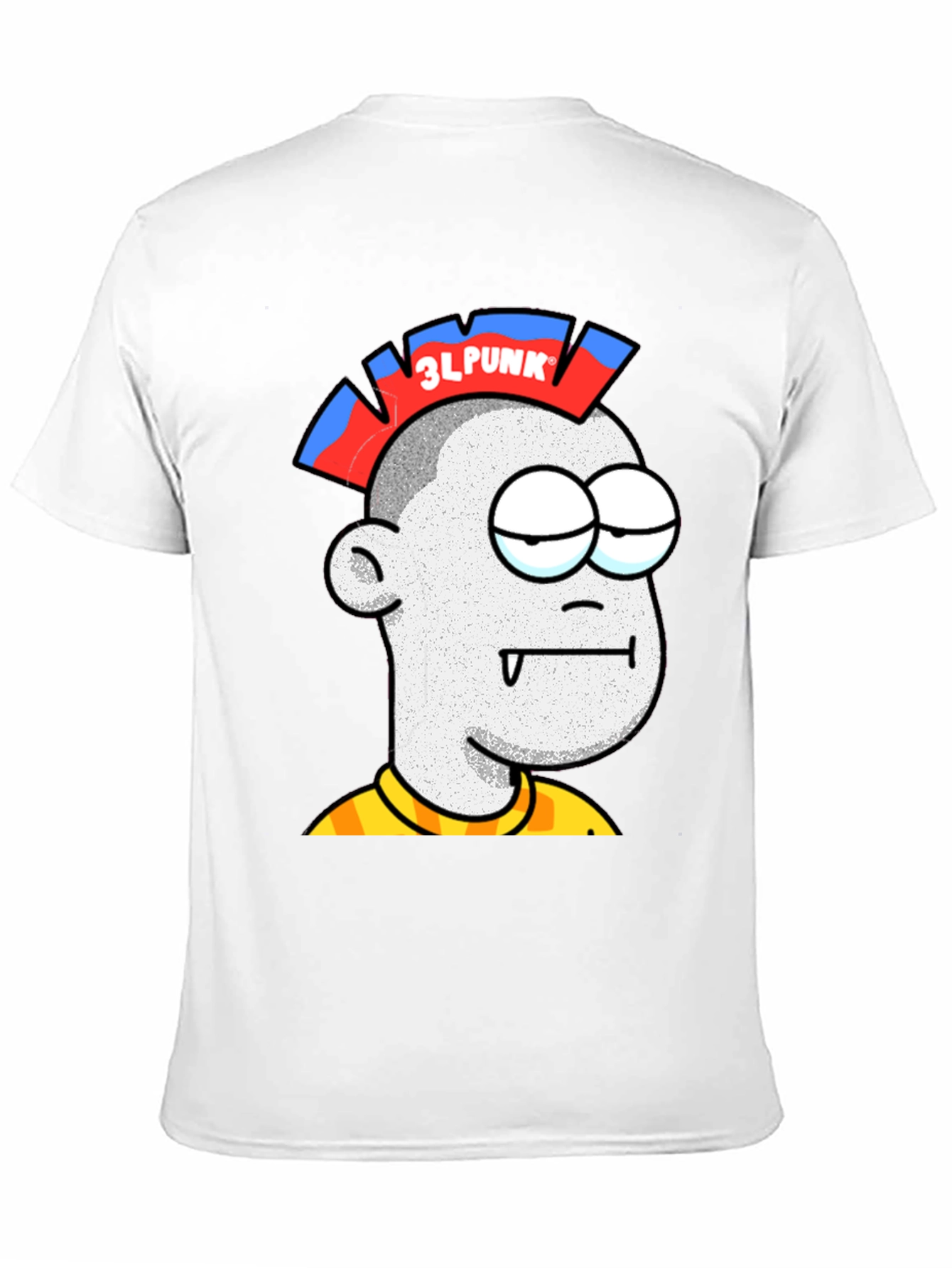 Black 3LPUNK Cartoon Graphic Tee view 11