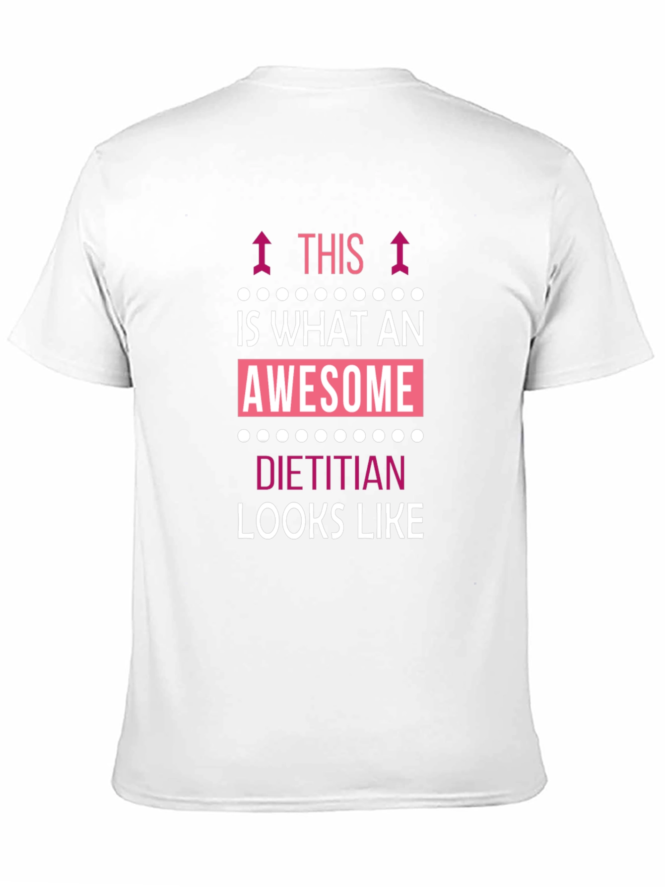 Black Awesome Dietitian T-Shirt - Funny Profession Tee view 11