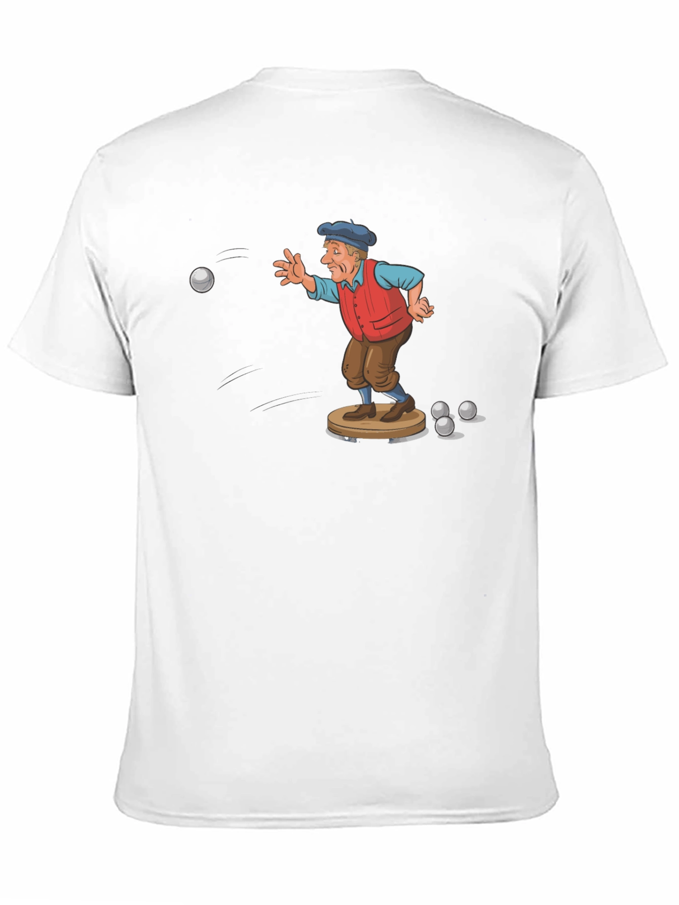 Black Bocce Player Graphic Tee - Unique Design view 11