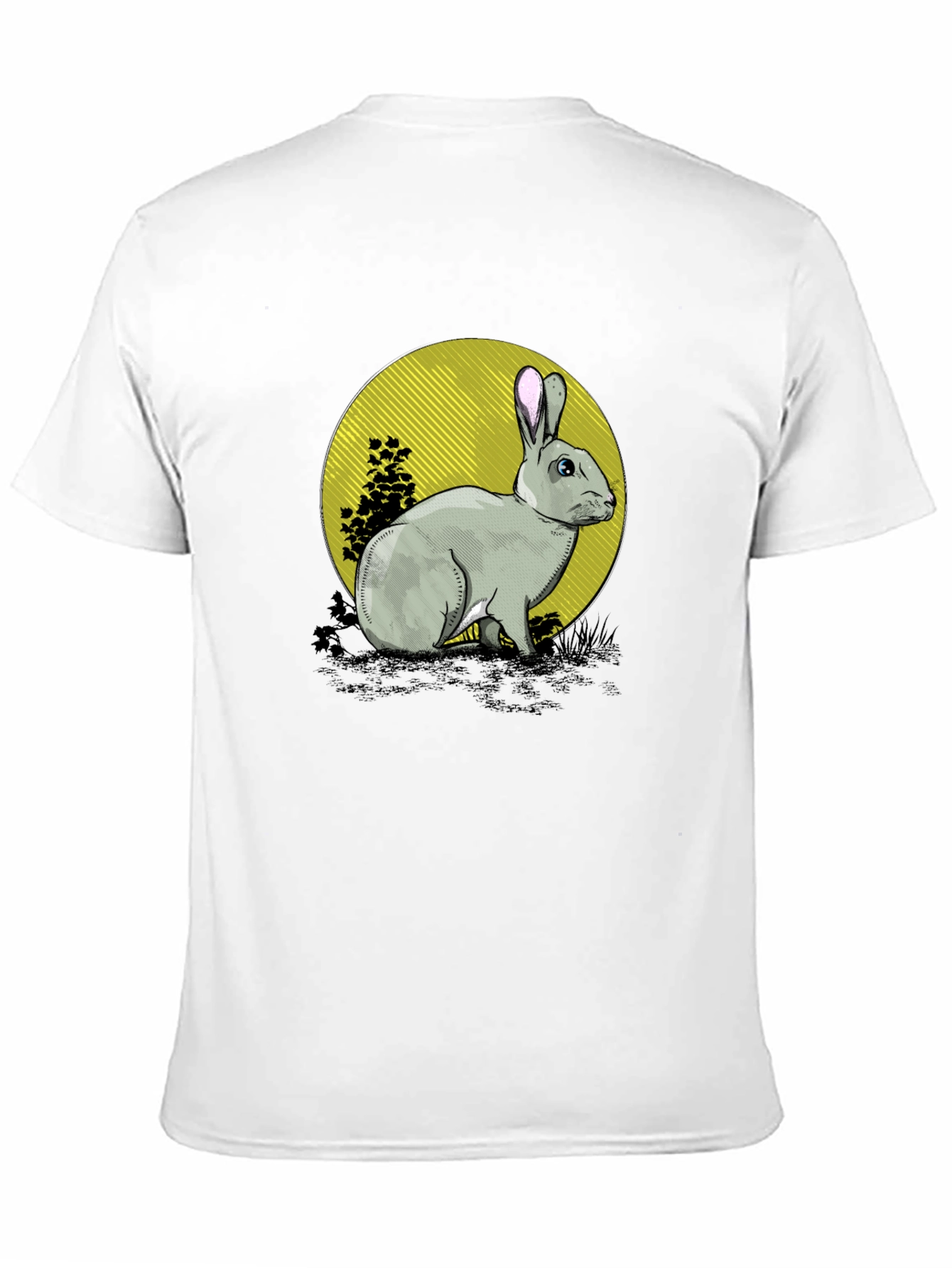 Black Rabbit Graphic Black T-Shirt view 11