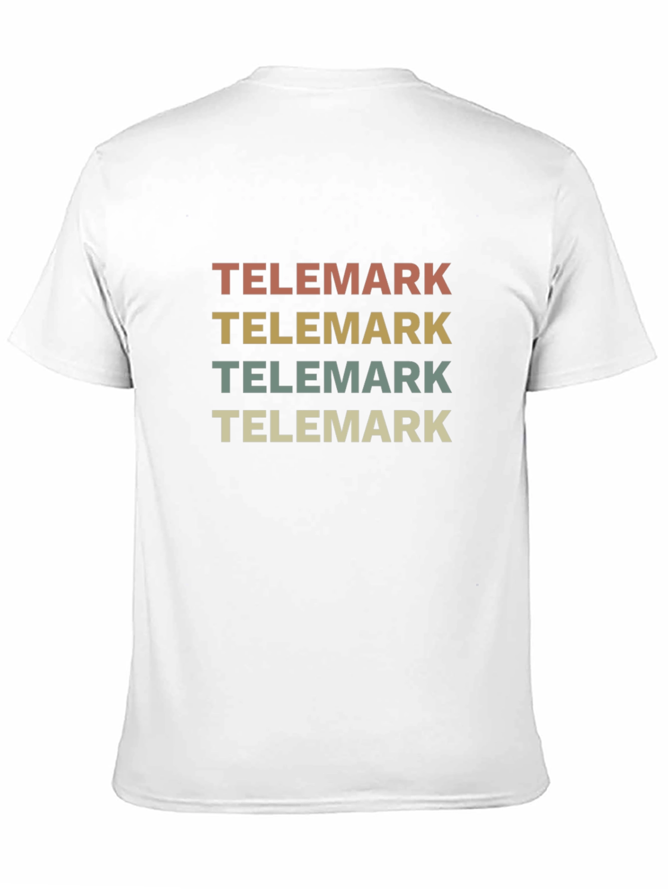 Black Vintage Telemark Skiing T-Shirt view 11
