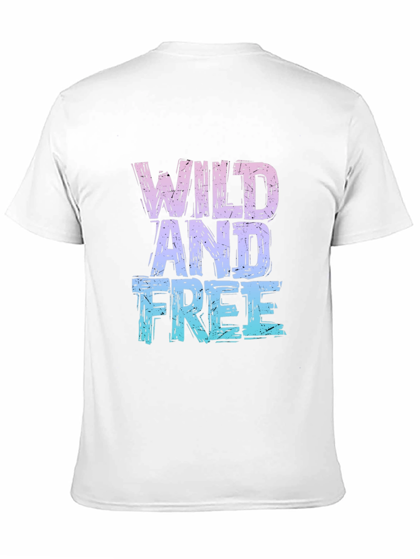 Black Wild And Free Graphic Print Black T-Shirt view 11