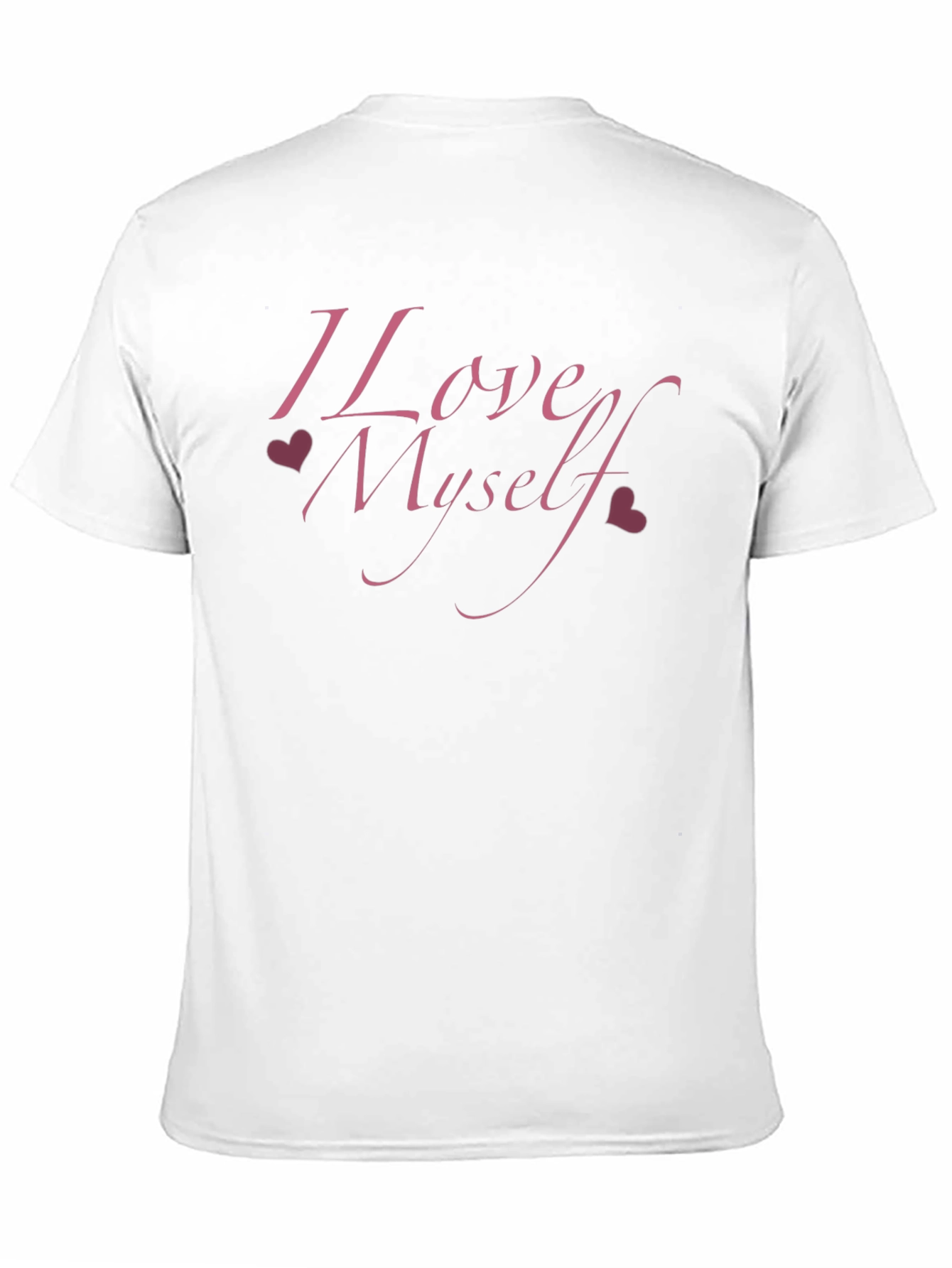 Black I Love Myself Black Crew Neck T-Shirt view 11