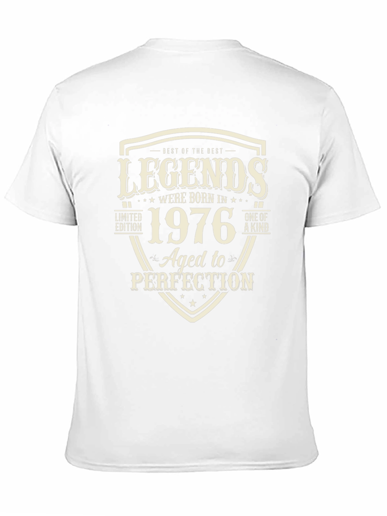 Black Legends Born in 1976 Aged to Perfection T-Shirt view 11