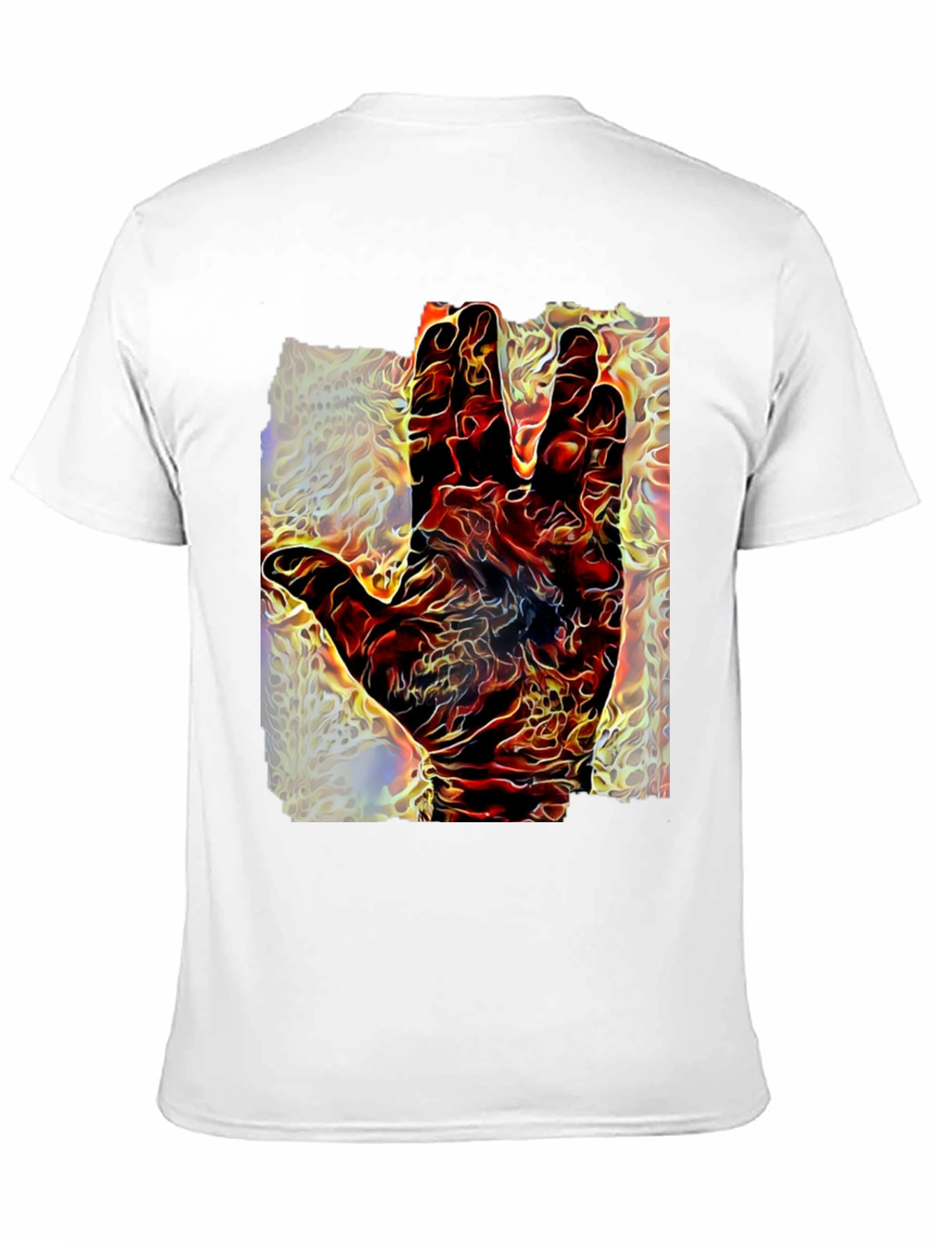 Black Live Long and Prosper Graphic Tee - Black Cotton Blend view 11