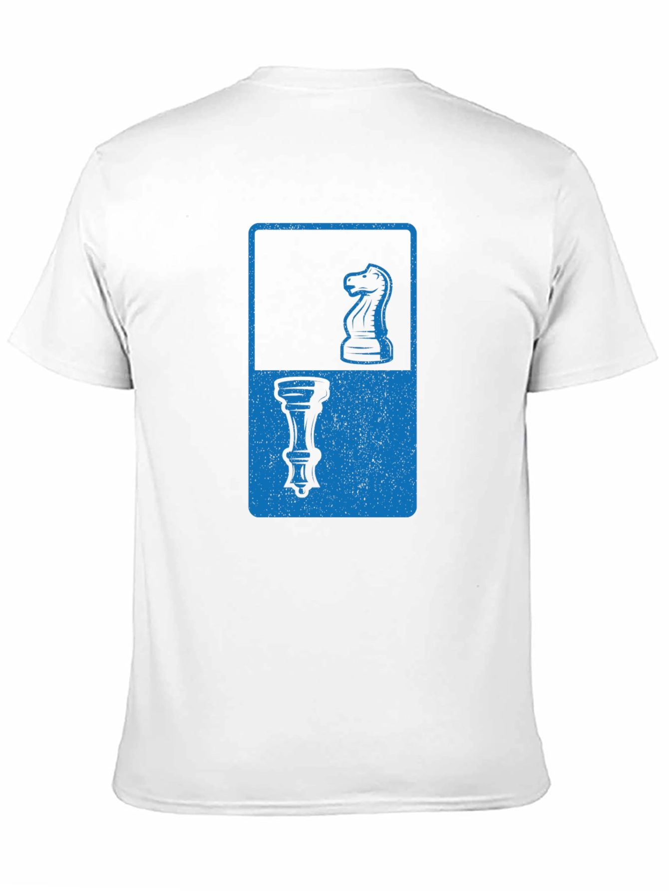 Chess Piece Graphic Tee - Knight & Rook Design - 11