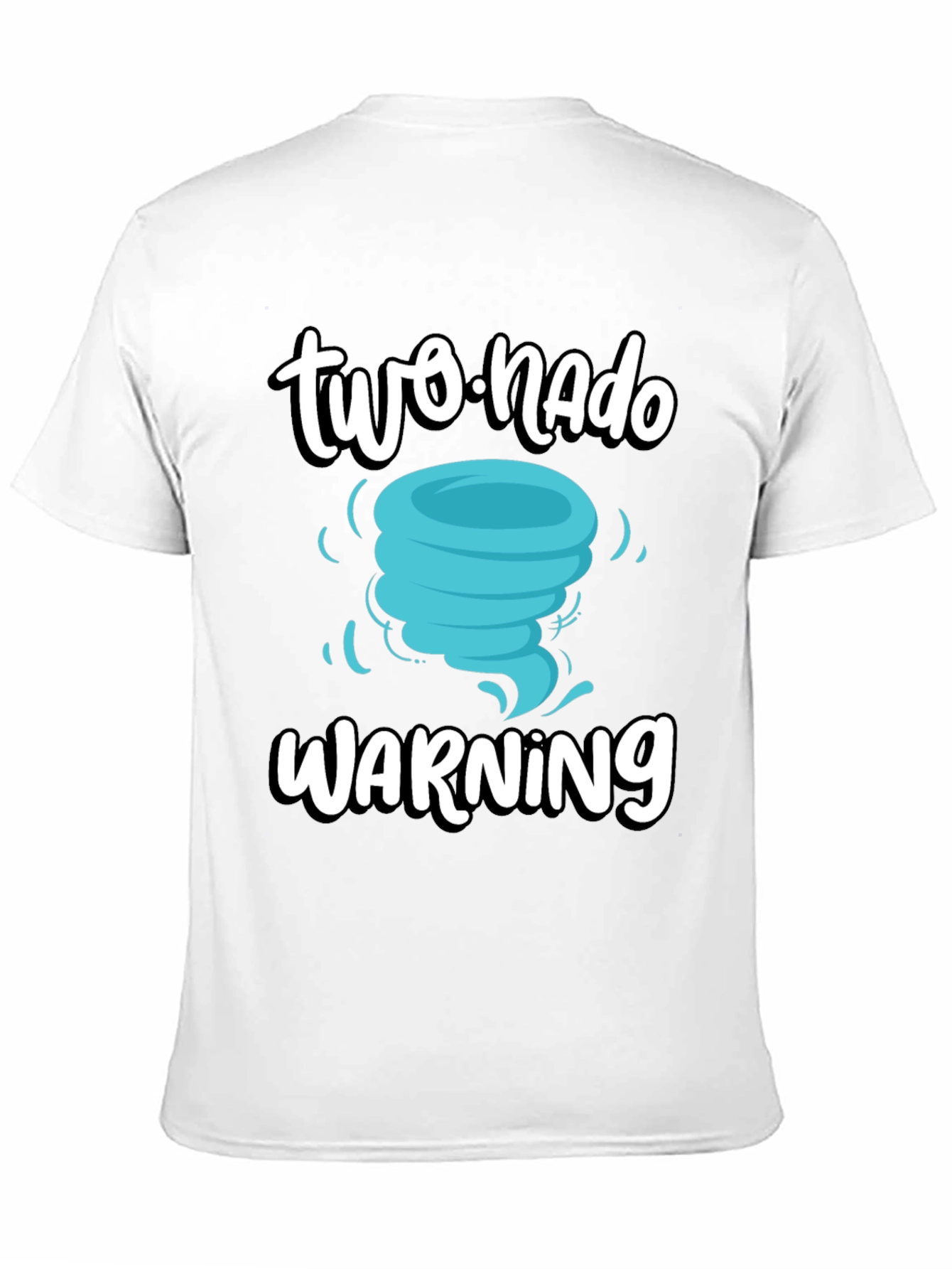 Black Two-nado Warning T-Shirt view 11