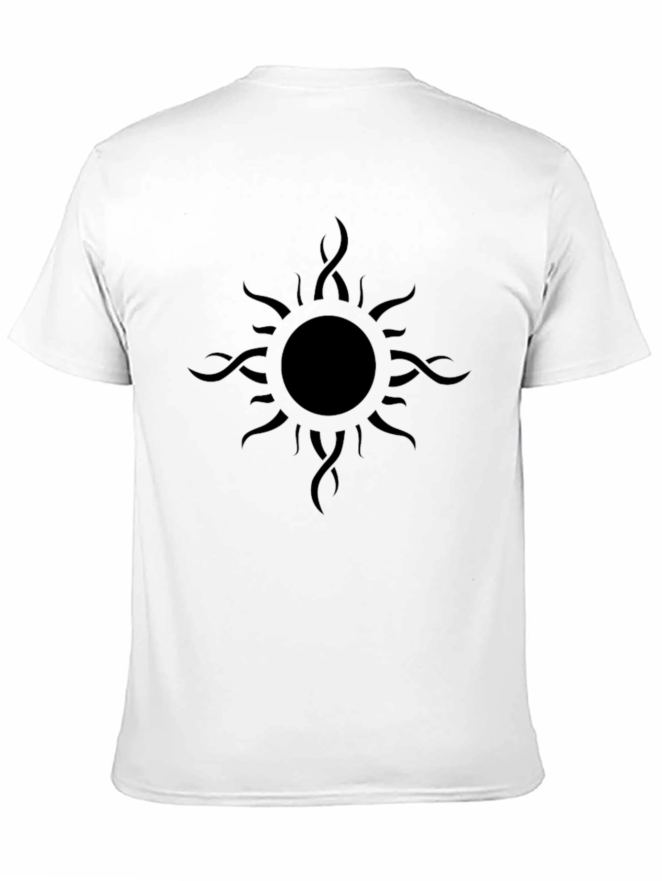 Black Black Sun Graphic Tee - Men's Casual T-Shirt view 11